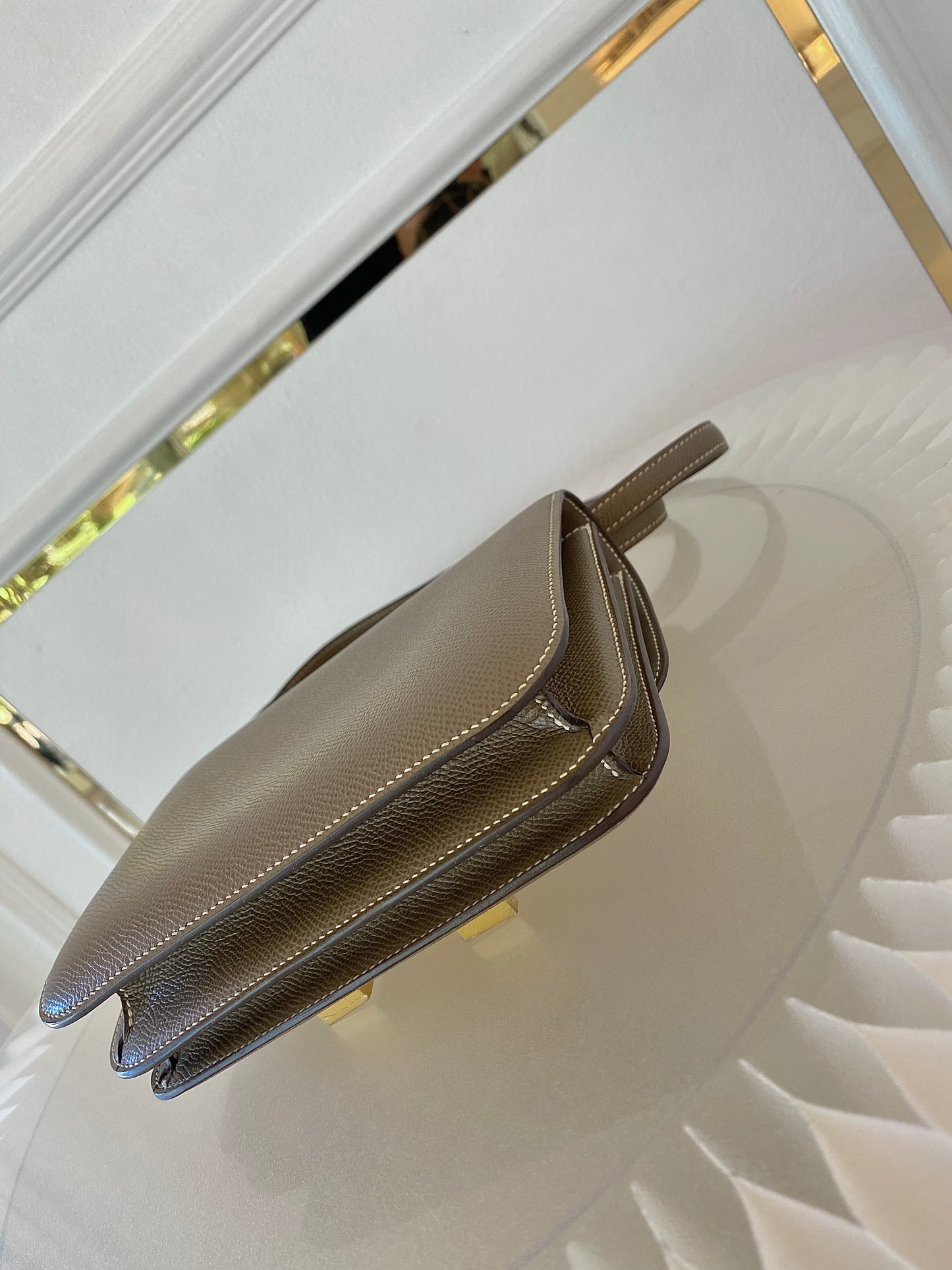 HERMES Constance 18 Etoupe in Epsom Leather
