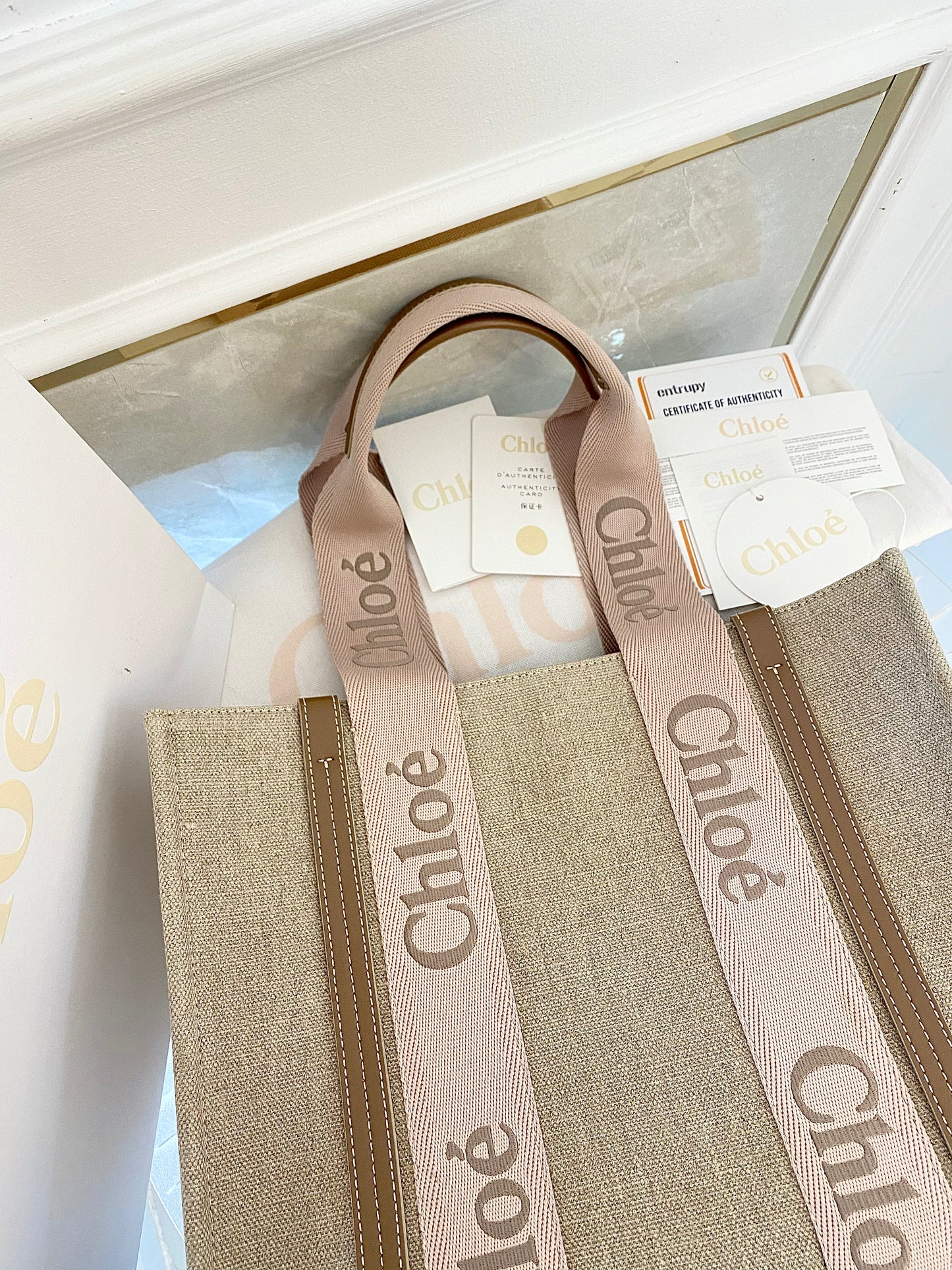 CHLOE Medium Woody Tote Bag