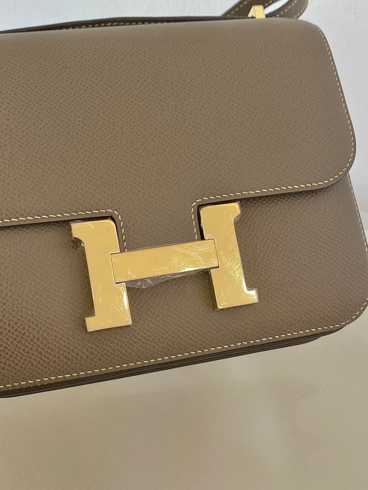 HERMES Constance 18 Etoupe in Epsom Leather