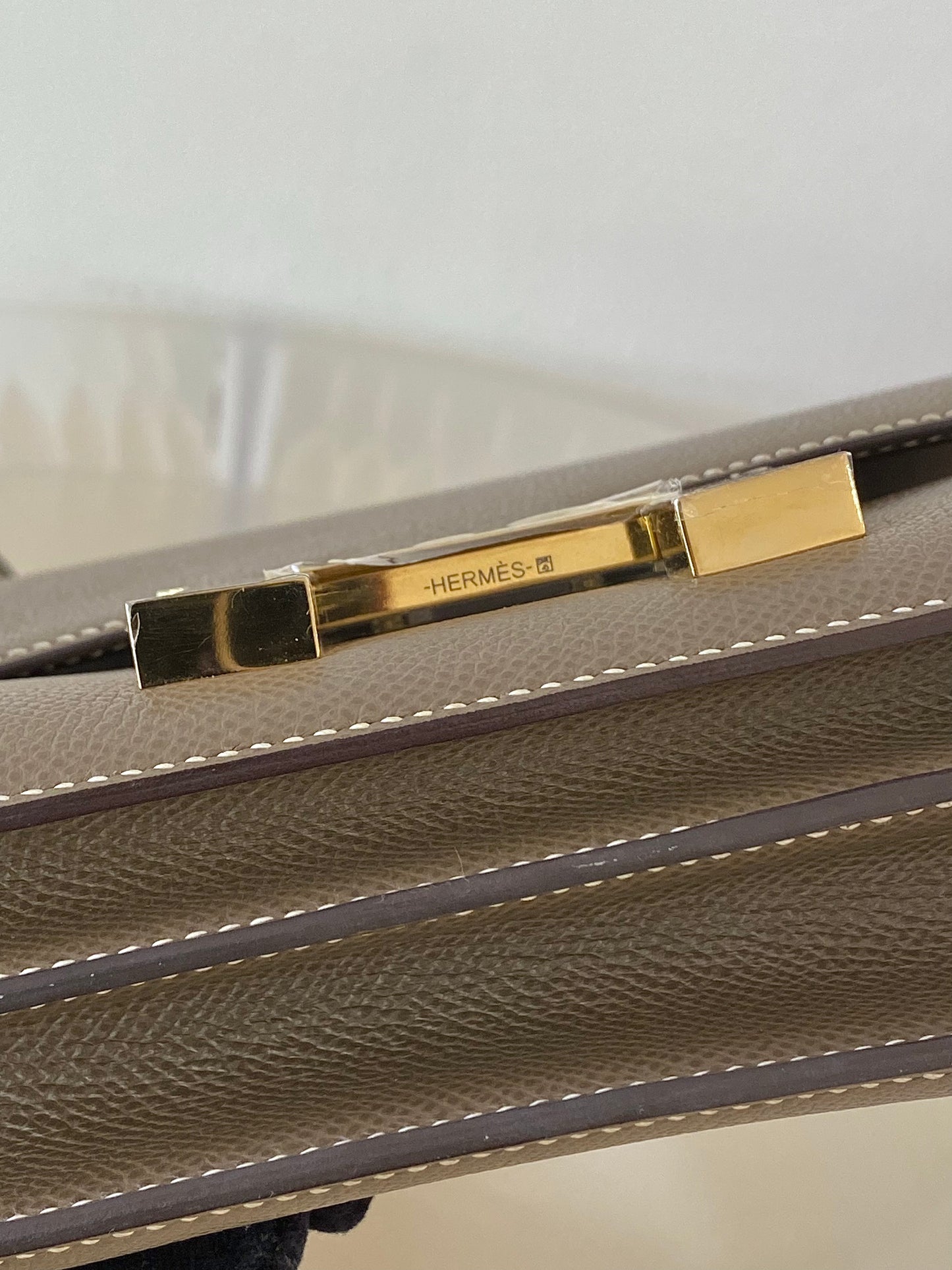 HERMES Constance 18 Etoupe in Epsom Leather
