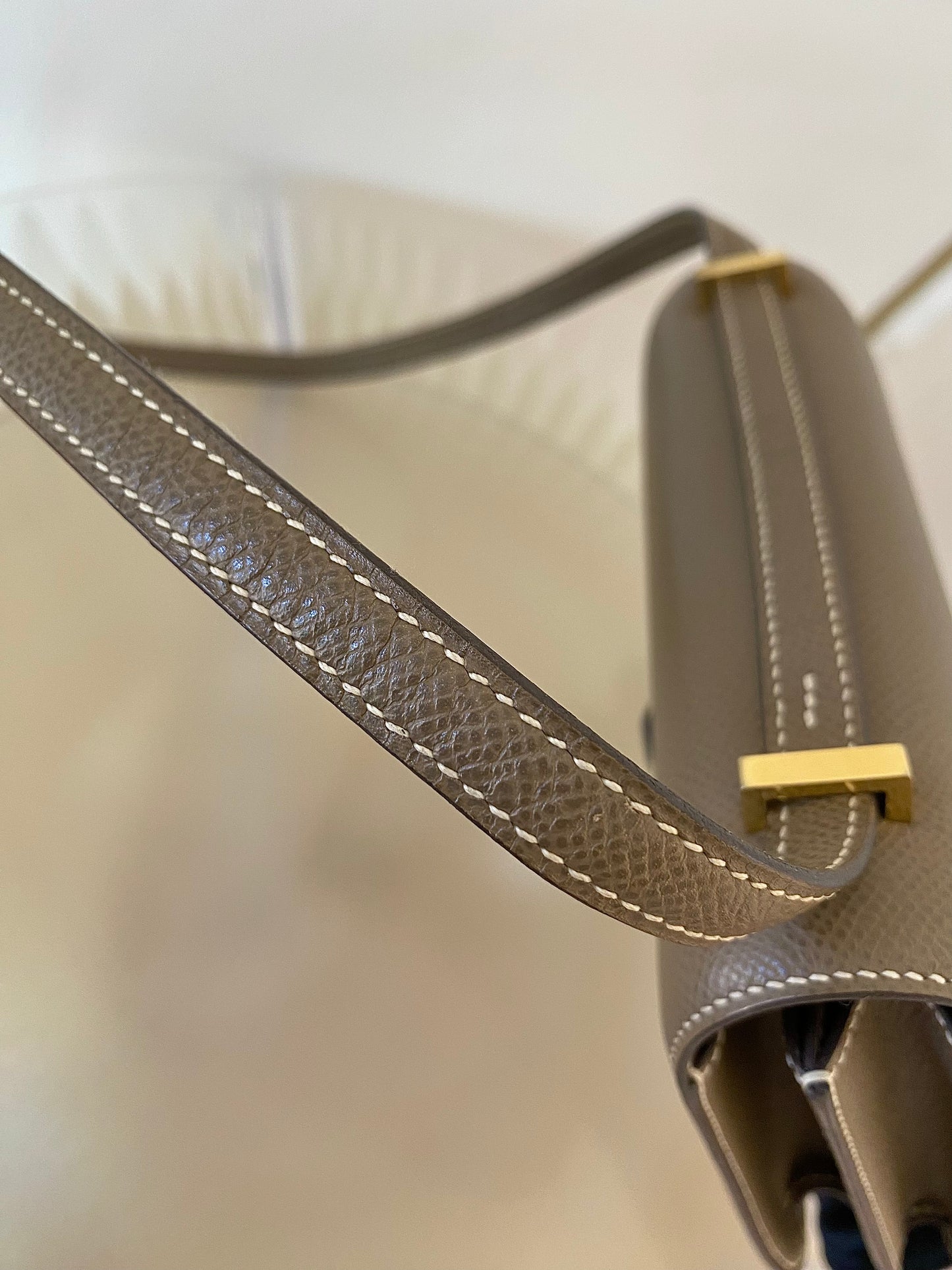 HERMES Constance 18 Etoupe in Epsom Leather