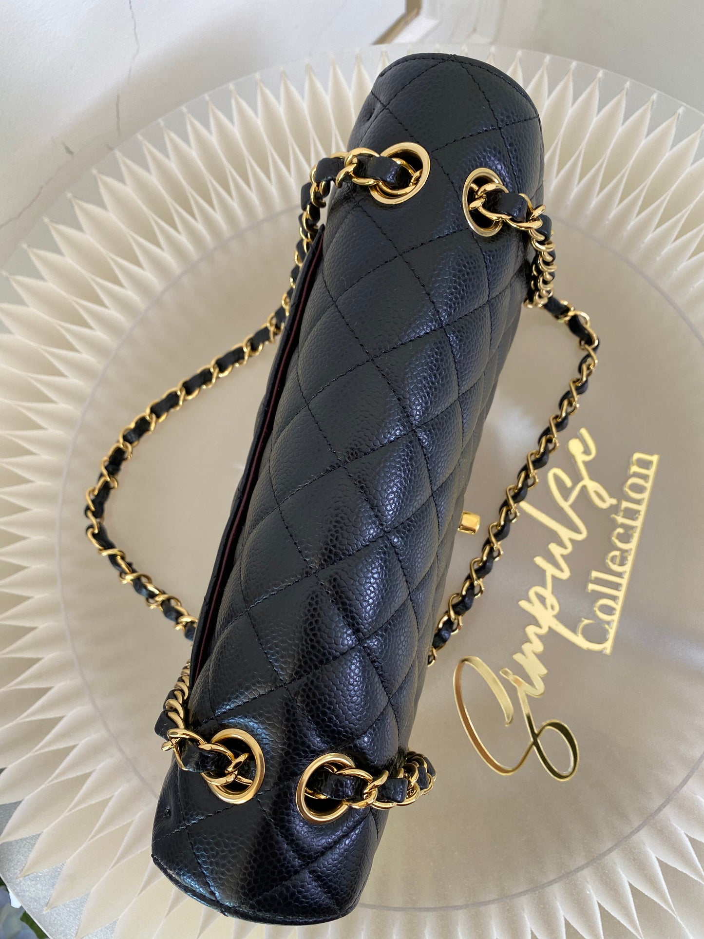 Chanel Medium Double Flap Caviar GHW