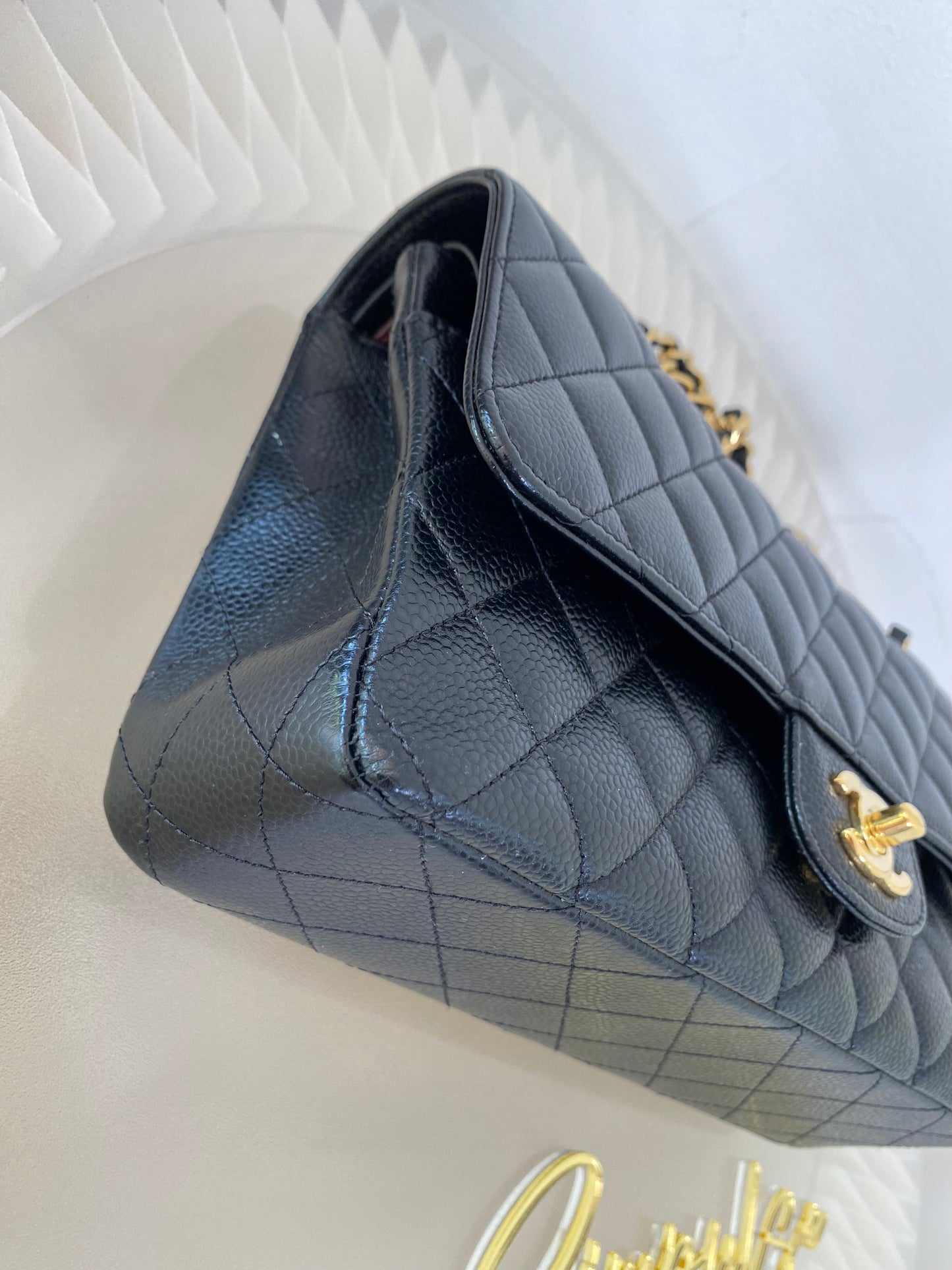 Chanel Medium Double Flap Caviar GHW