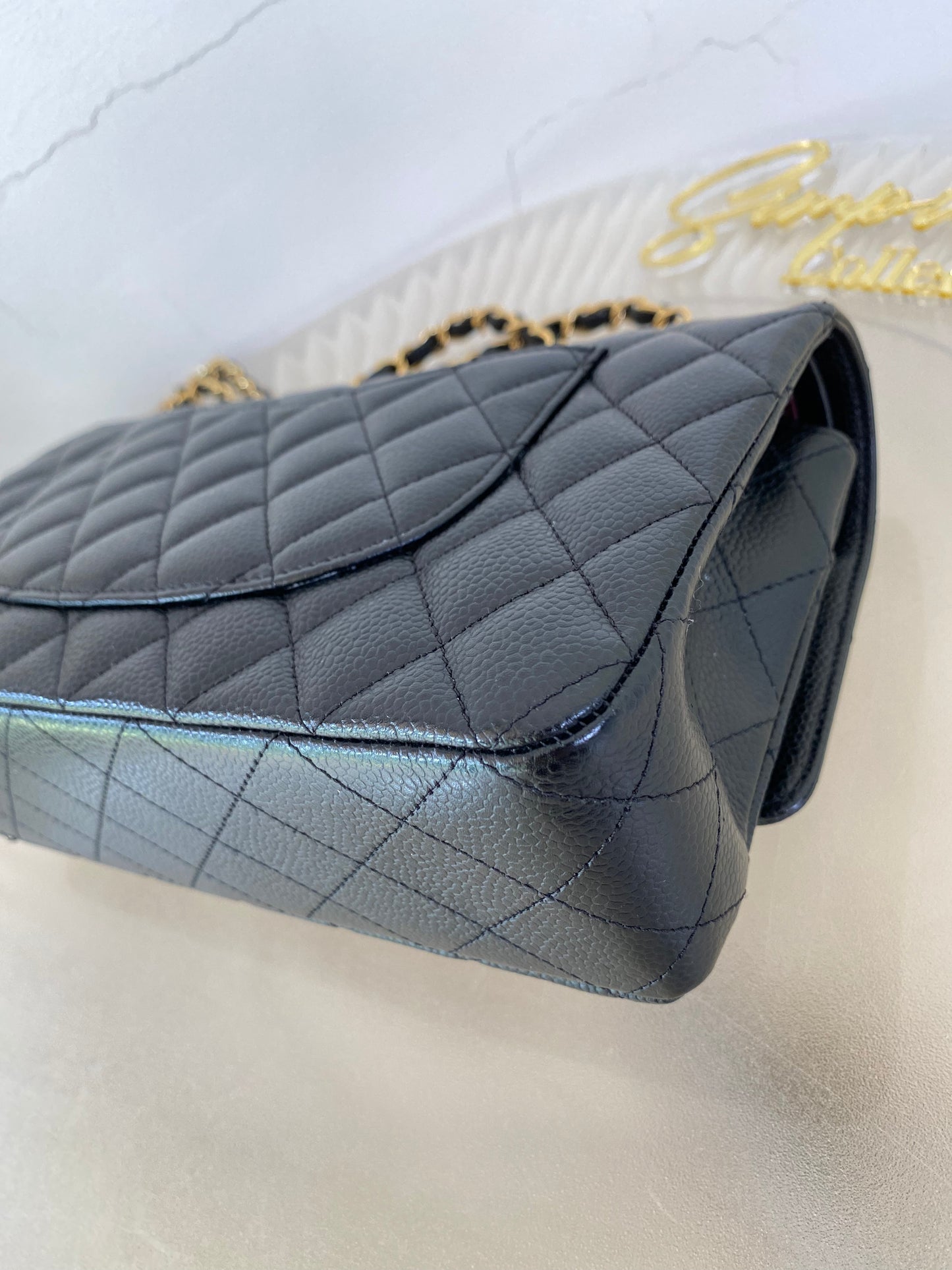 Chanel Medium Double Flap Caviar GHW