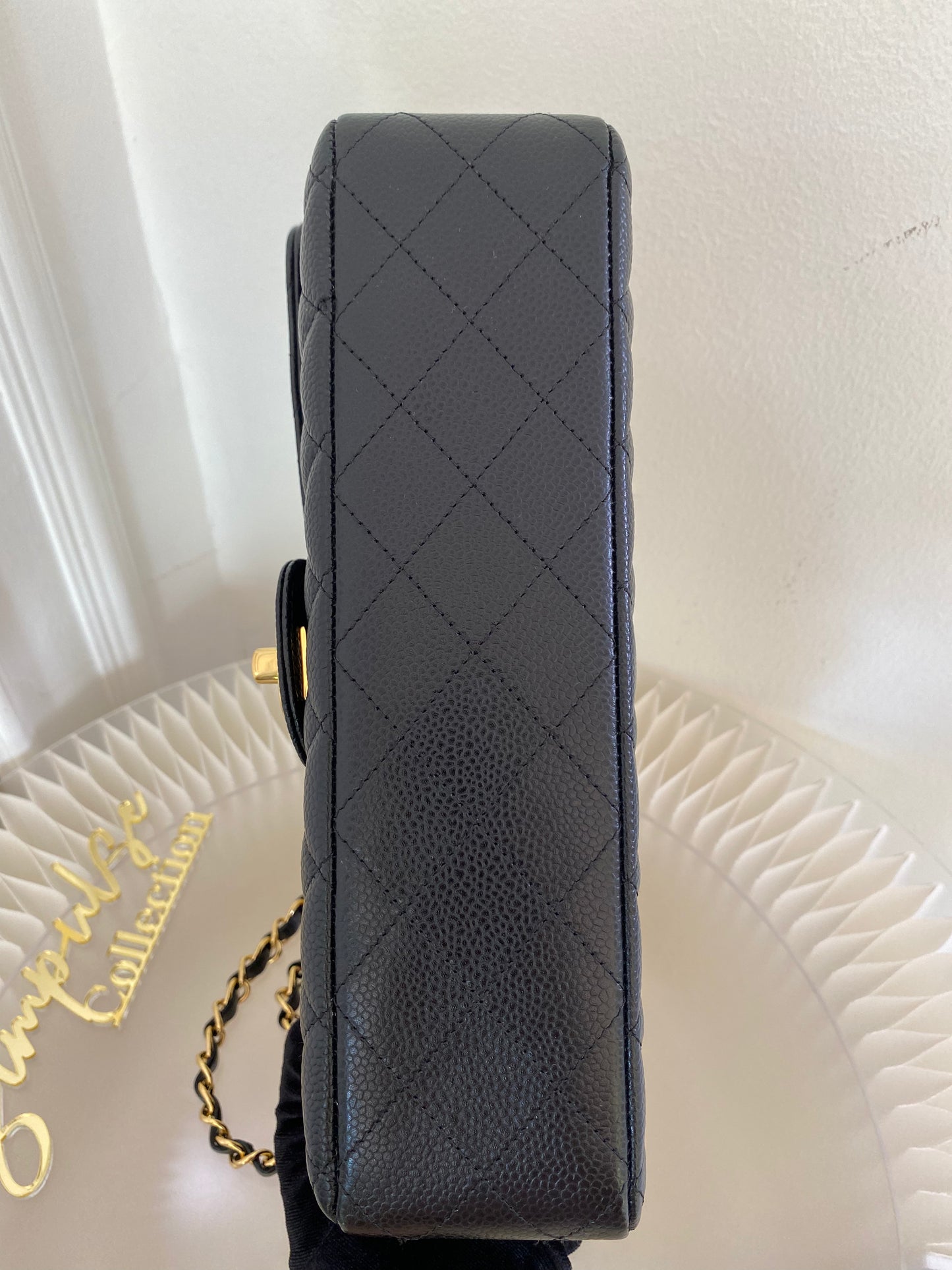 Chanel Medium Double Flap Caviar GHW
