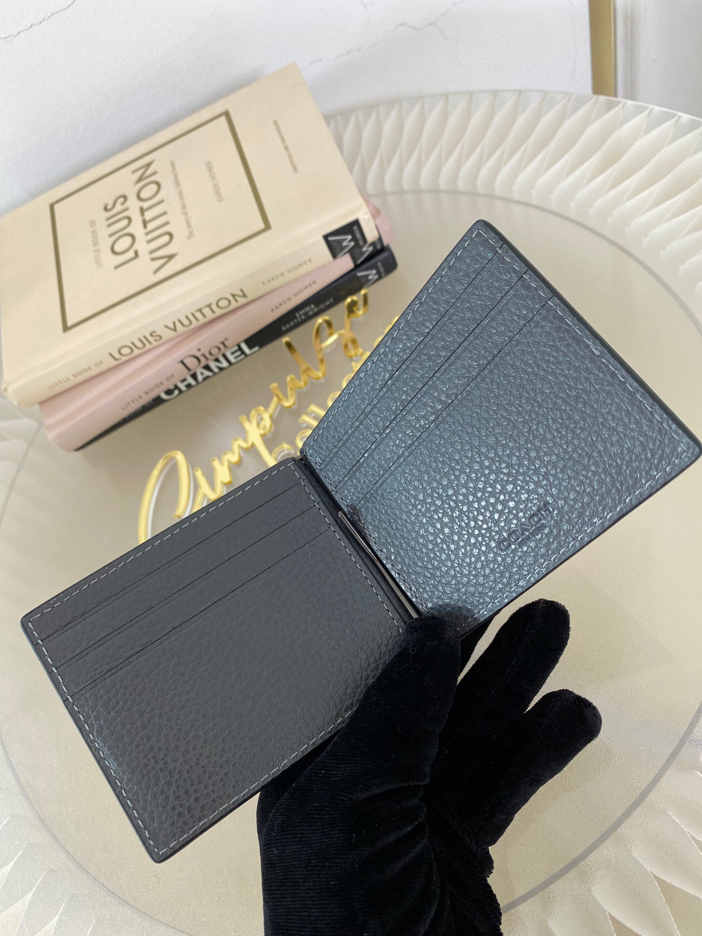 Coach Slim Money Clip Wallet