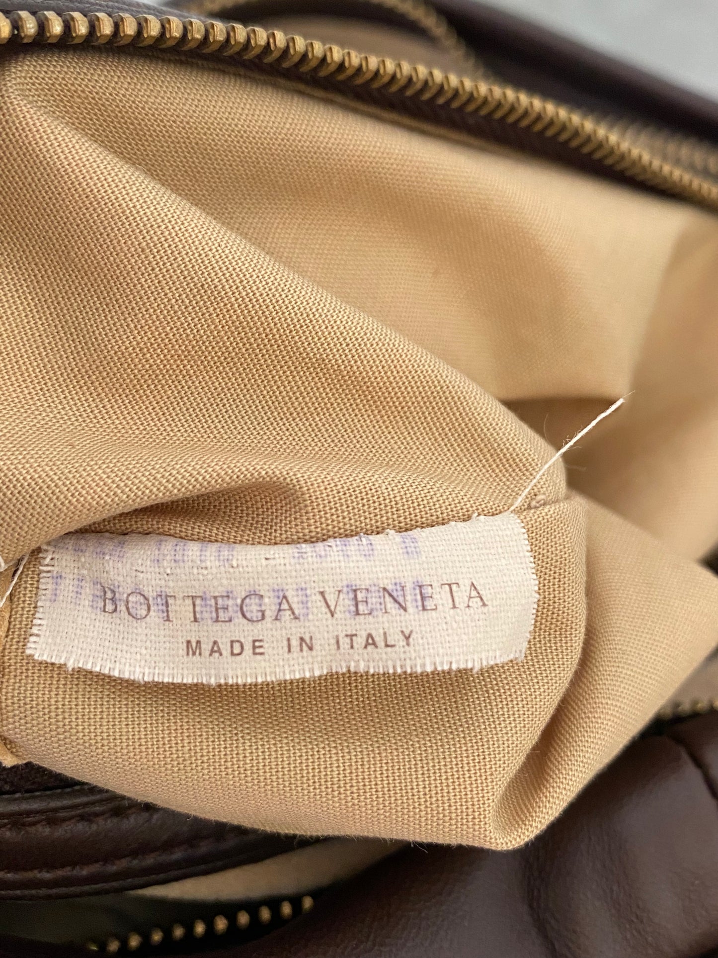 BOTTEGA VENETA Dark Brown Intrecciato Leather Woven Hobo Bag