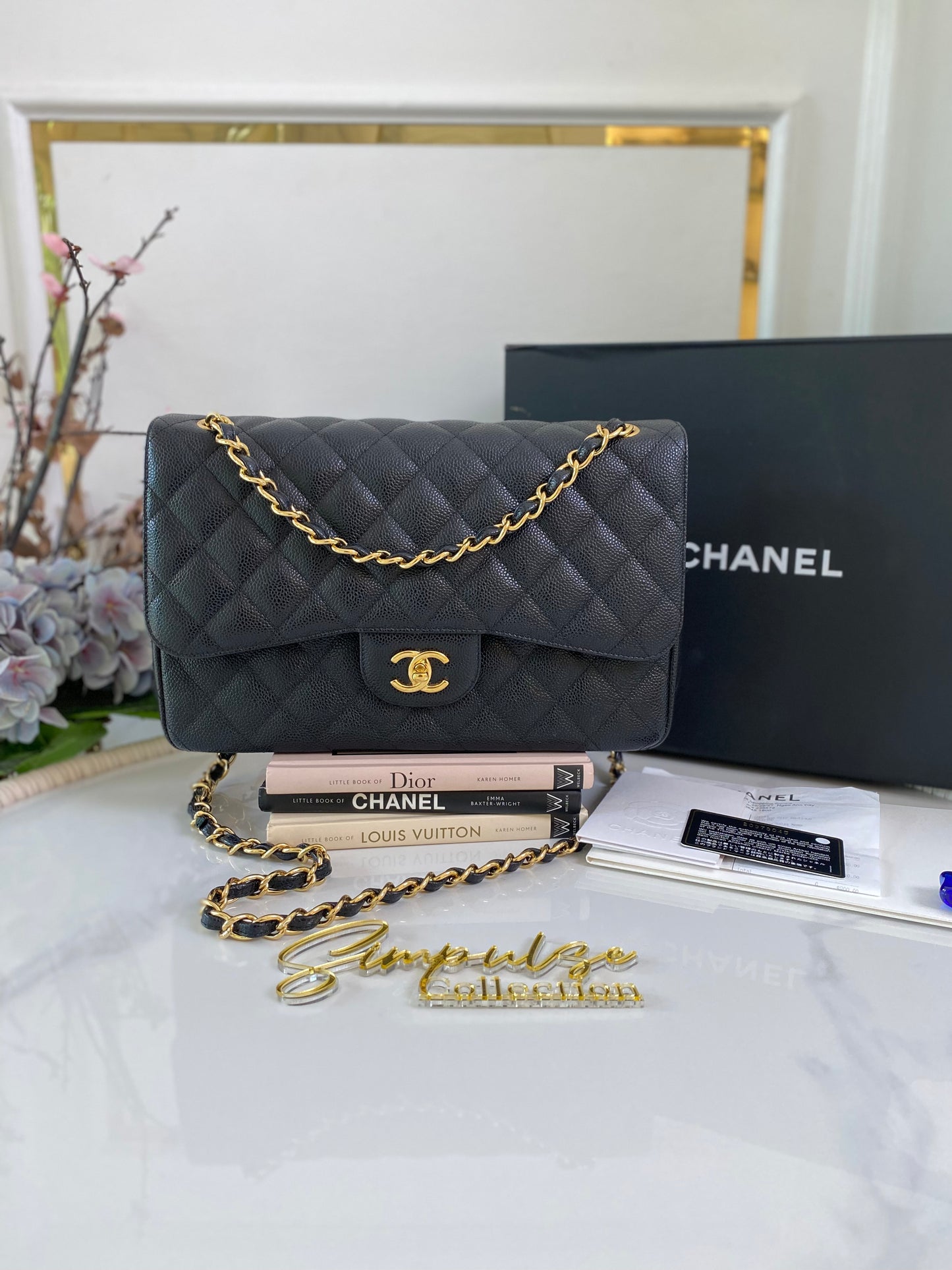 Chanel Jumbo Double Flap Caviar GHW