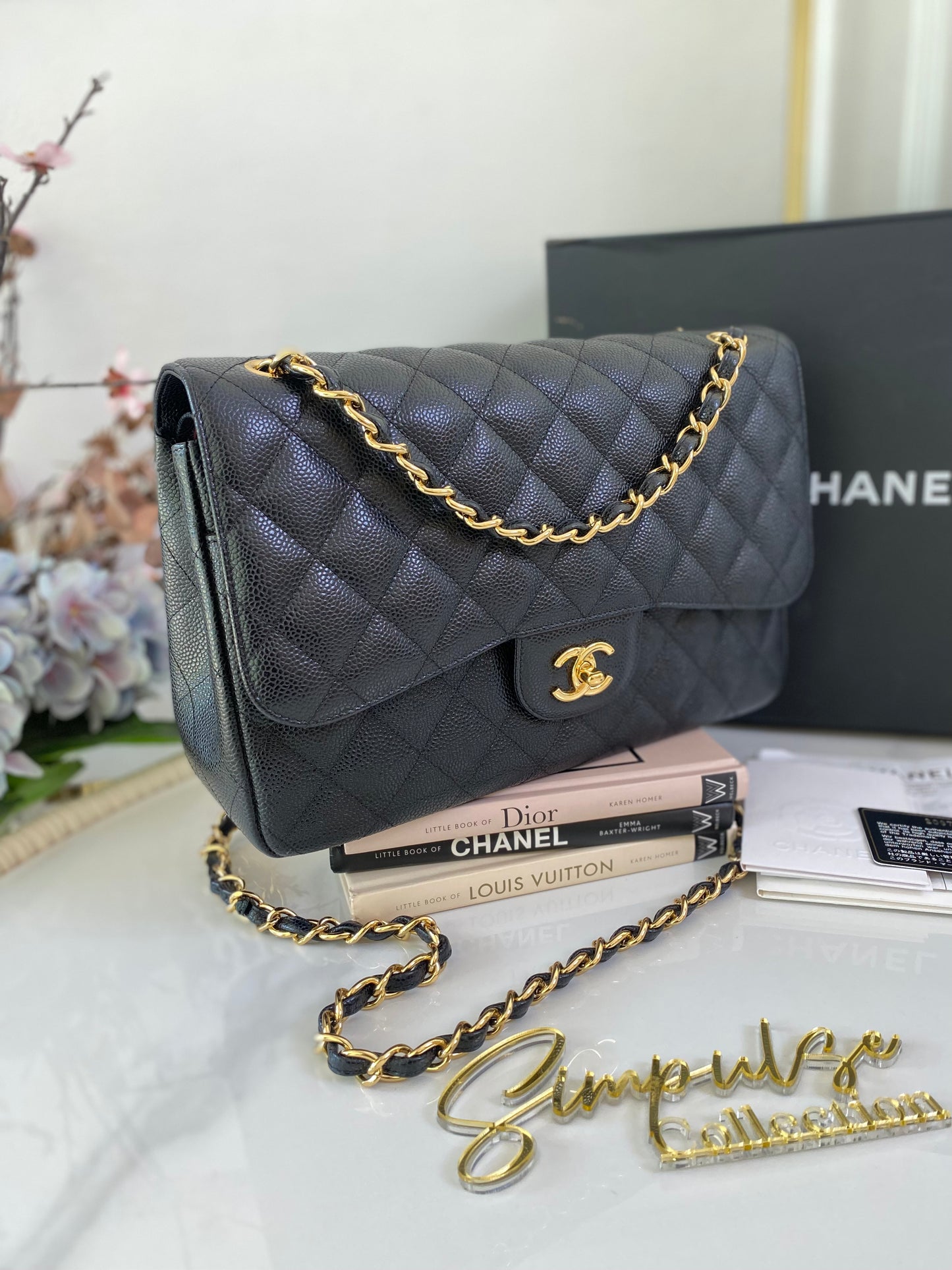 Chanel Jumbo Double Flap Caviar GHW