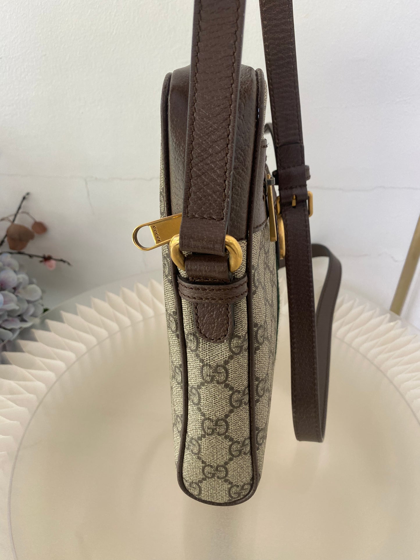 Gg Supreme Mono Web Small Ophidia Messenger Bag