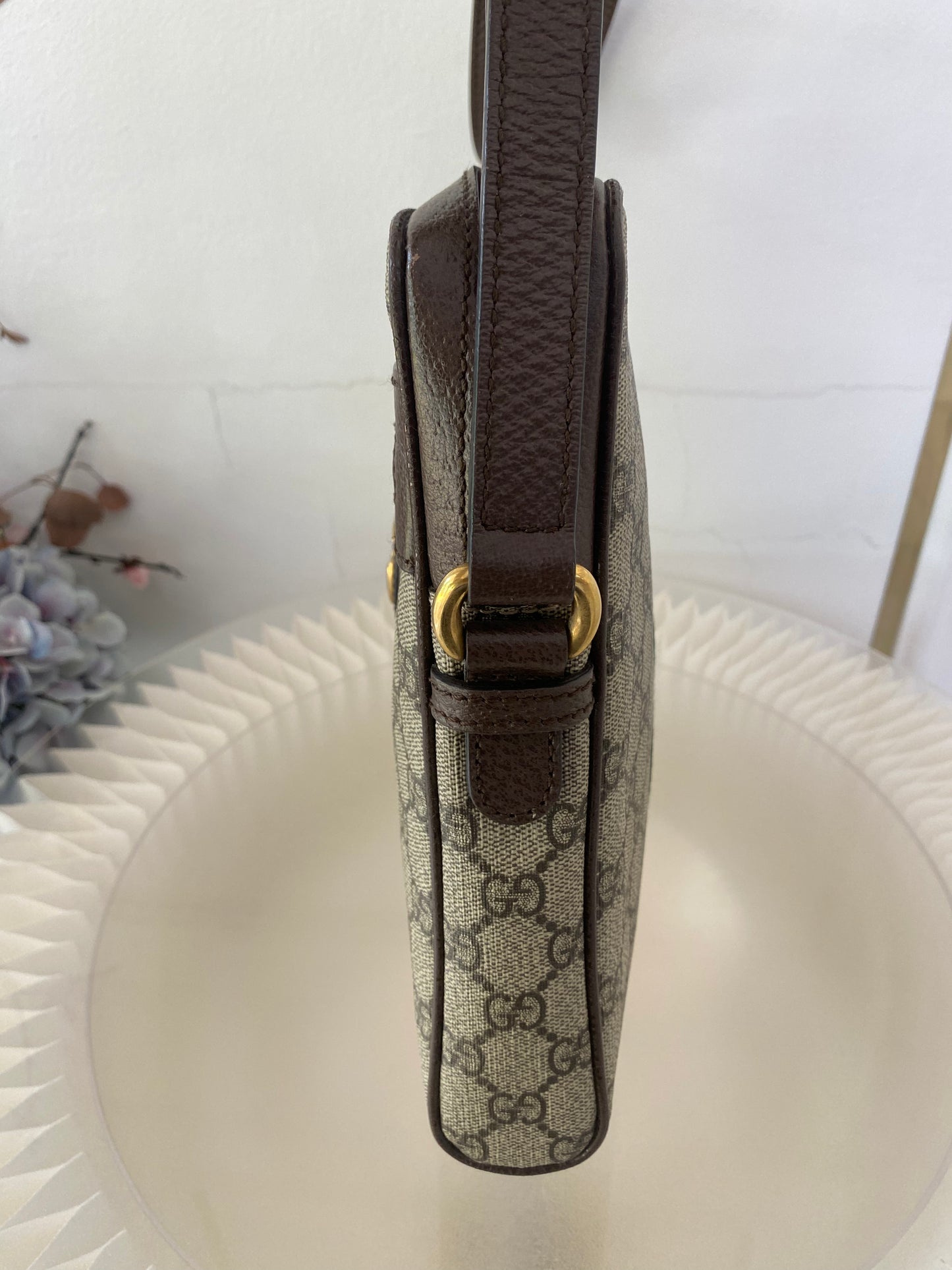 Gg Supreme Mono Web Small Ophidia Messenger Bag