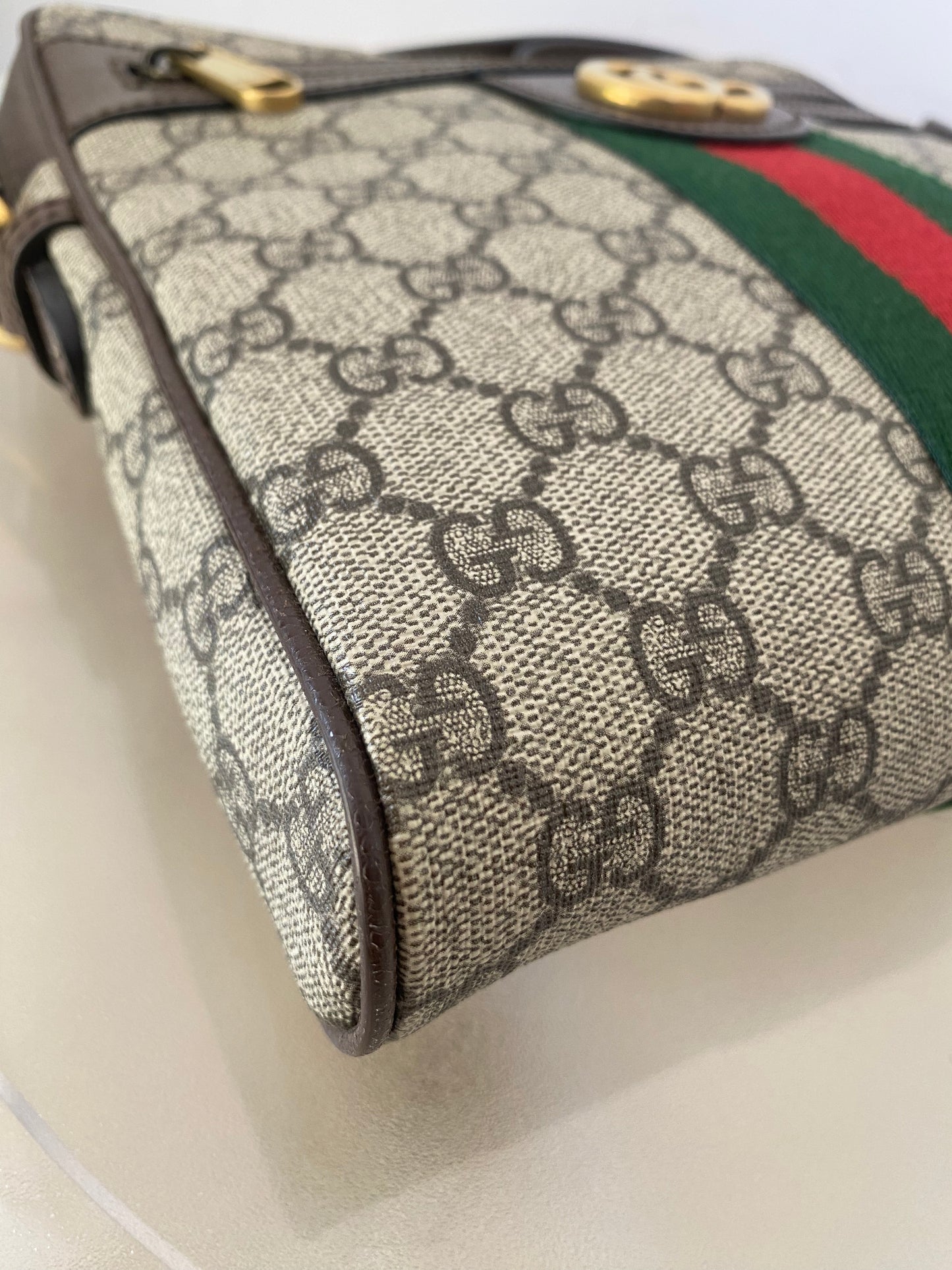 Gg Supreme Mono Web Small Ophidia Messenger Bag