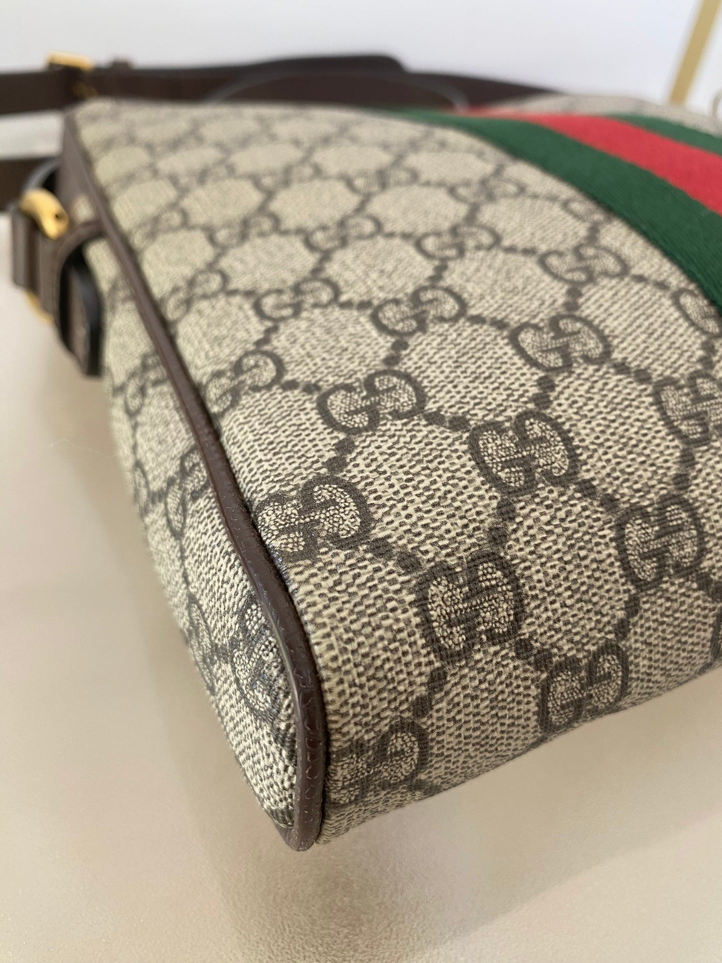 Gg Supreme Mono Web Small Ophidia Messenger Bag