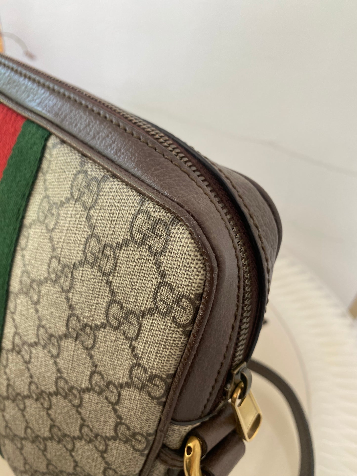 Gg Supreme Mono Web Small Ophidia Messenger Bag