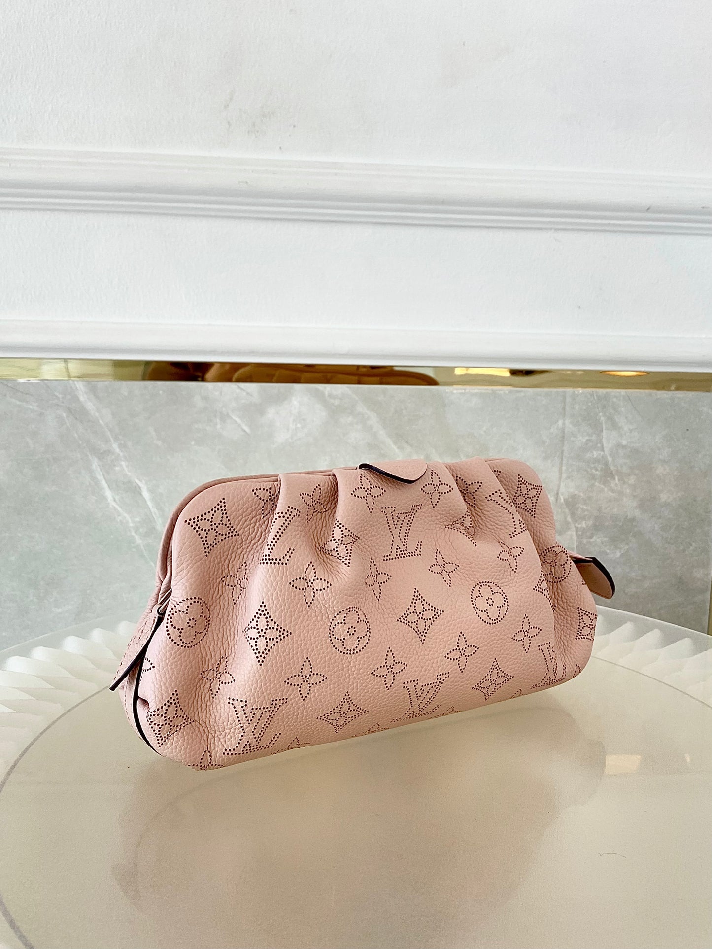 Louis Vuitton Mahina Scala Mini Pouch Magnolia