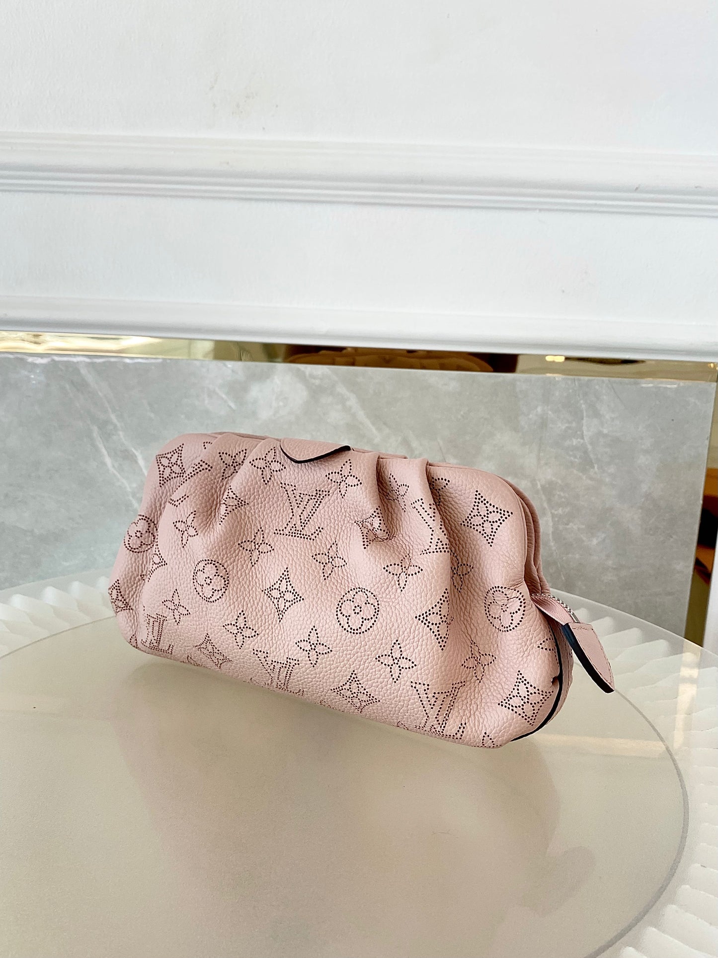 Louis Vuitton Mahina Scala Mini Pouch Magnolia