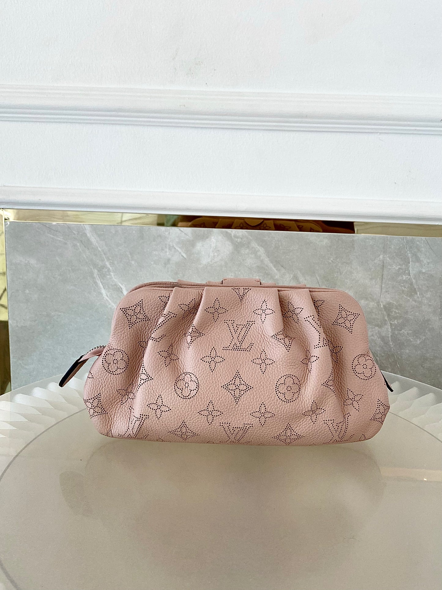 Louis Vuitton Mahina Scala Mini Pouch Magnolia