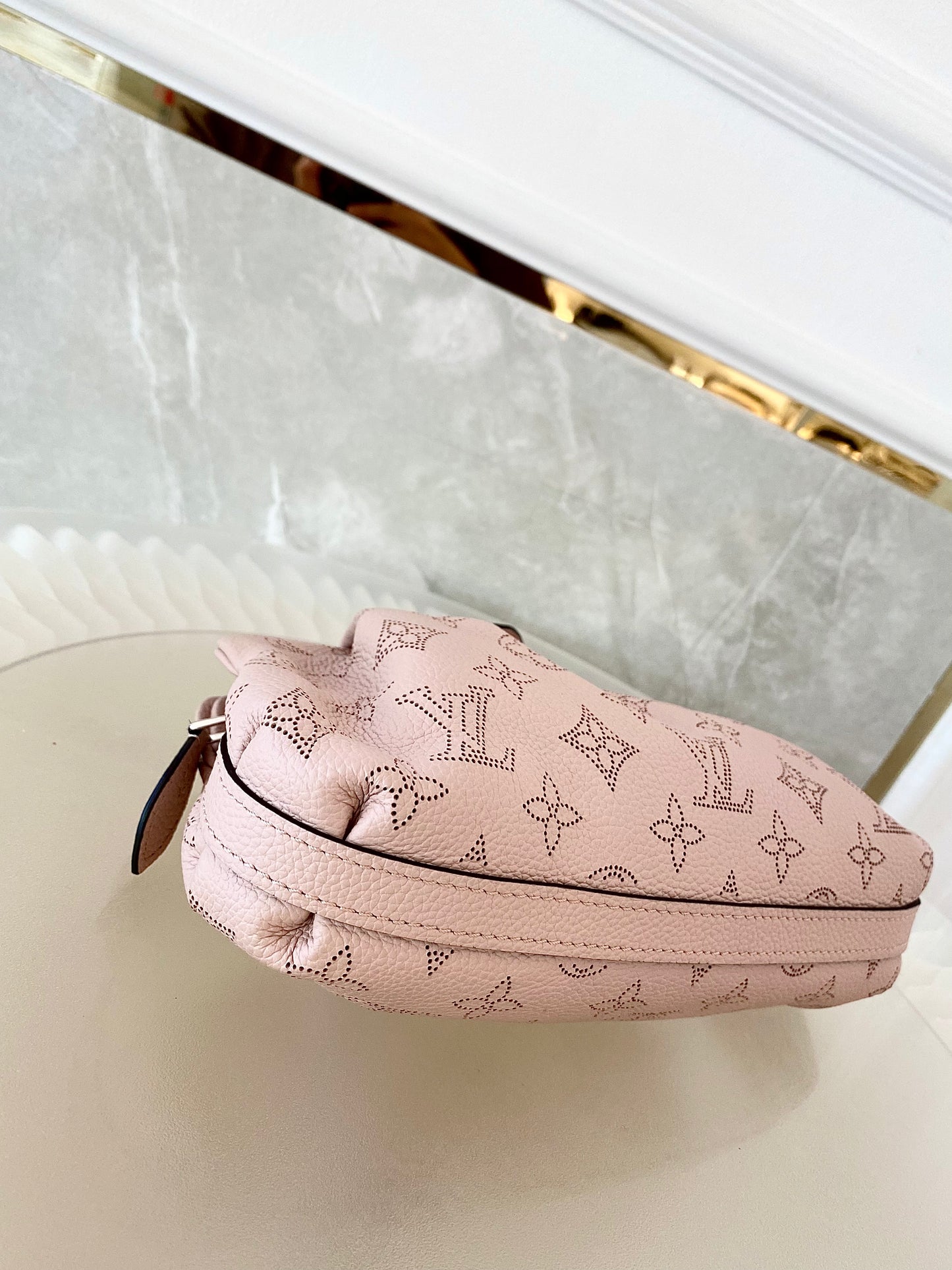 Louis Vuitton Mahina Scala Mini Pouch Magnolia