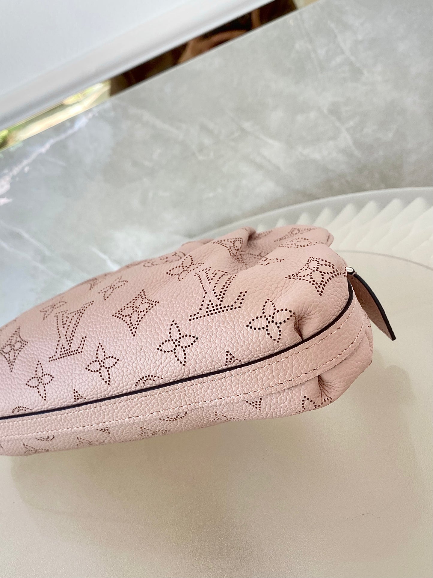 Louis Vuitton Mahina Scala Mini Pouch Magnolia