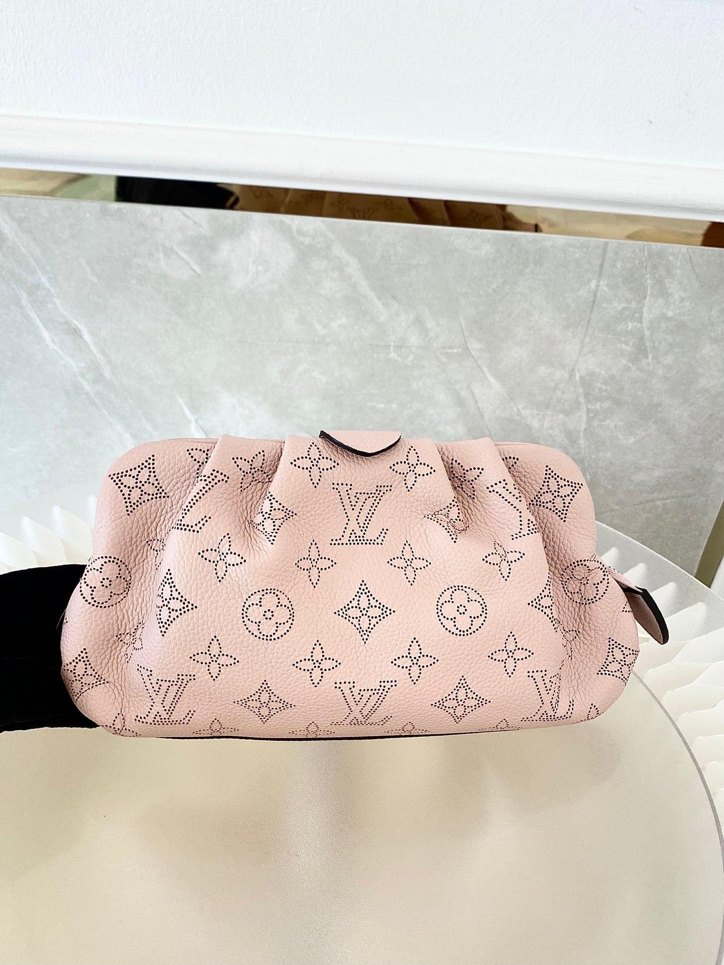 Louis Vuitton Mahina Scala Mini Pouch Magnolia