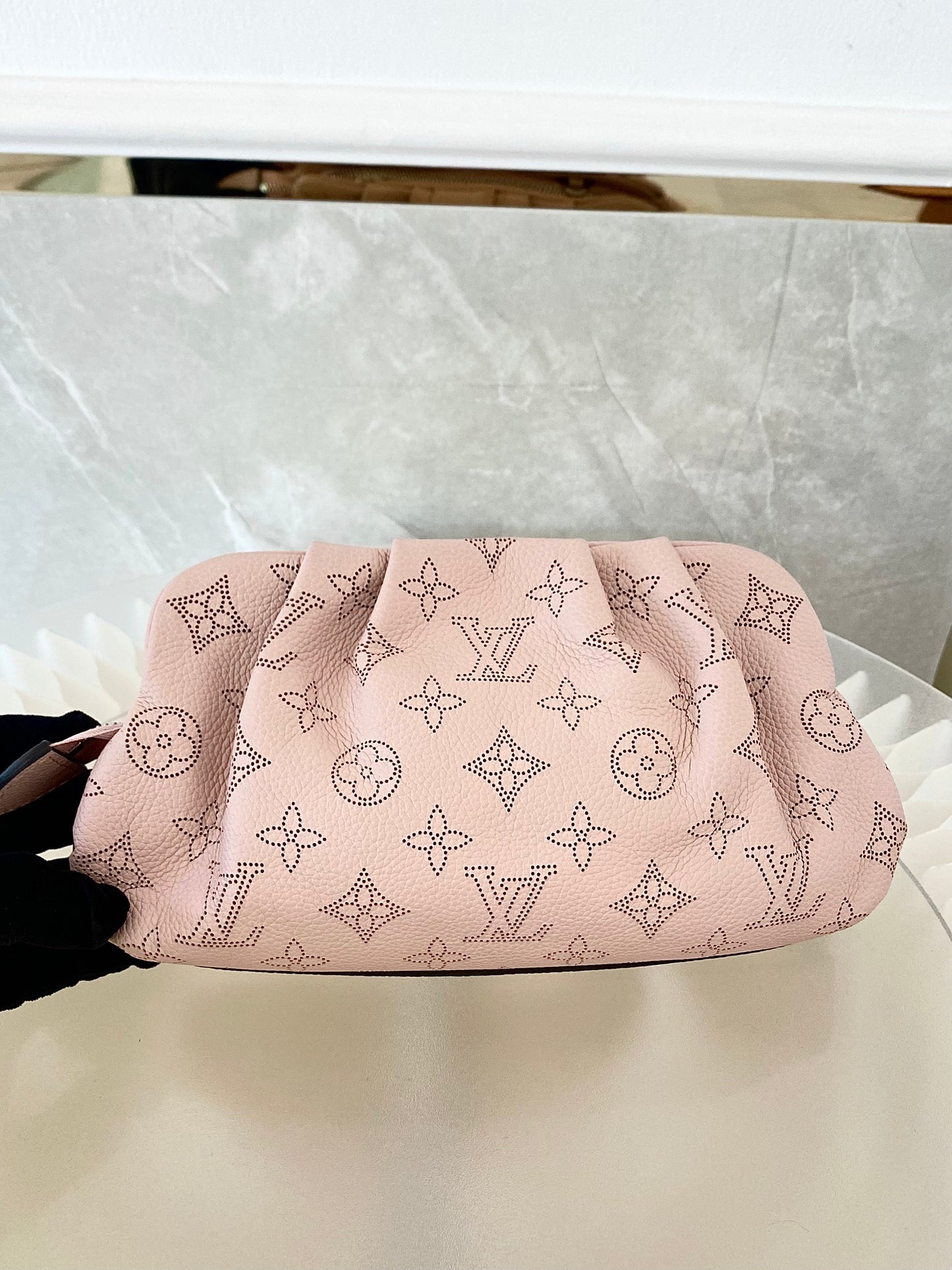 Louis Vuitton Mahina Scala Mini Pouch Magnolia