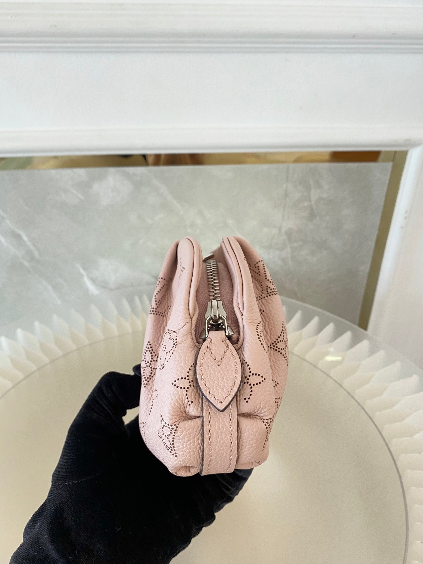 Louis Vuitton Mahina Scala Mini Pouch Magnolia