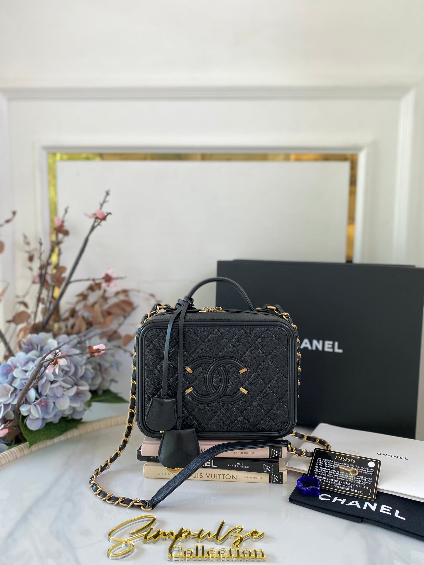Chanel Filigree Caviar Vanity