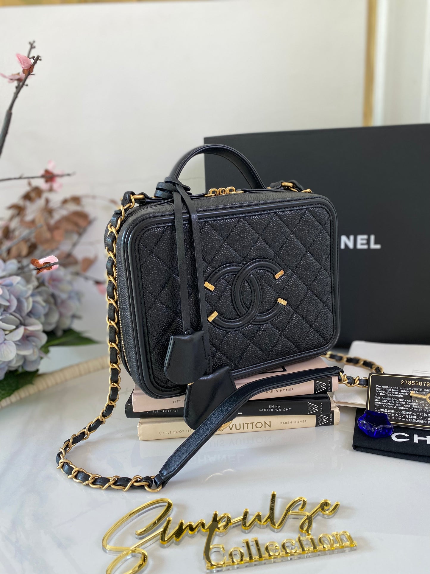 Chanel Filigree Caviar Vanity