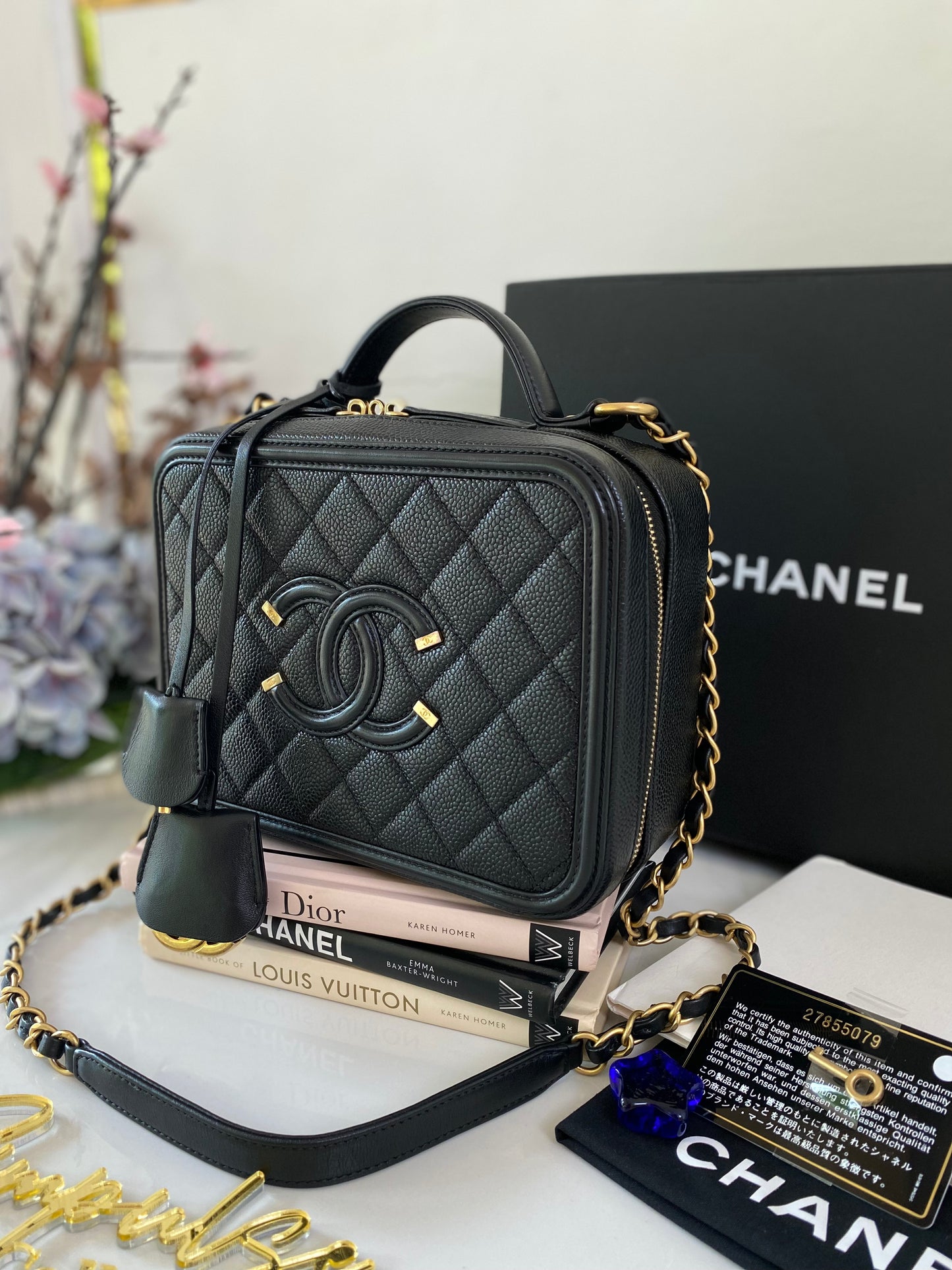Chanel Filigree Caviar Vanity