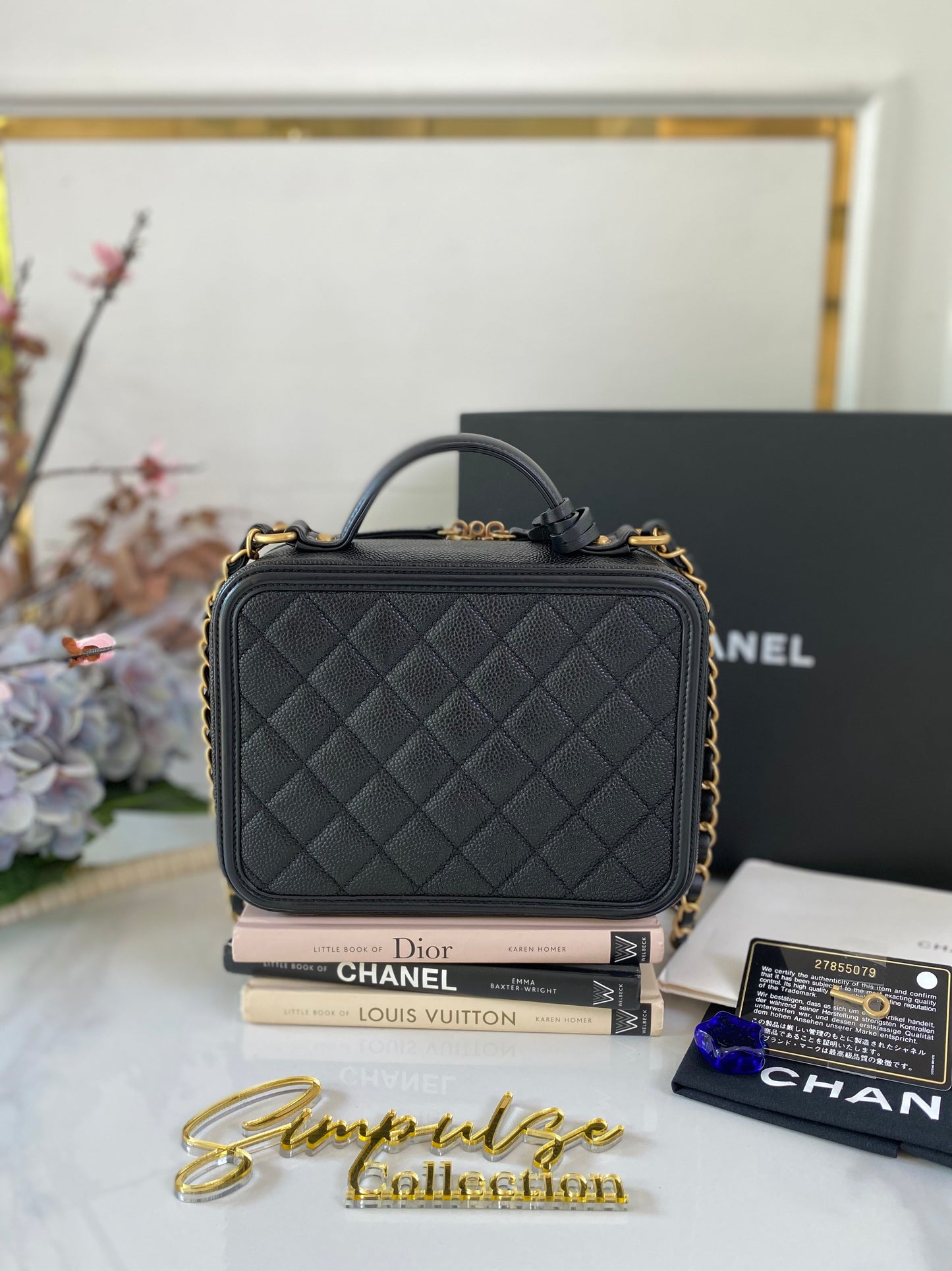 Chanel Filigree Caviar Vanity