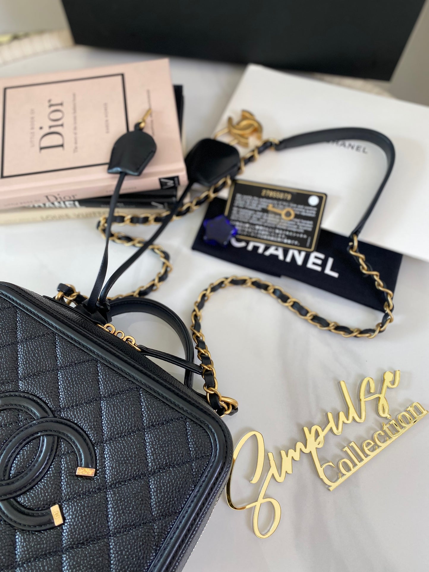 Chanel Filigree Caviar Vanity
