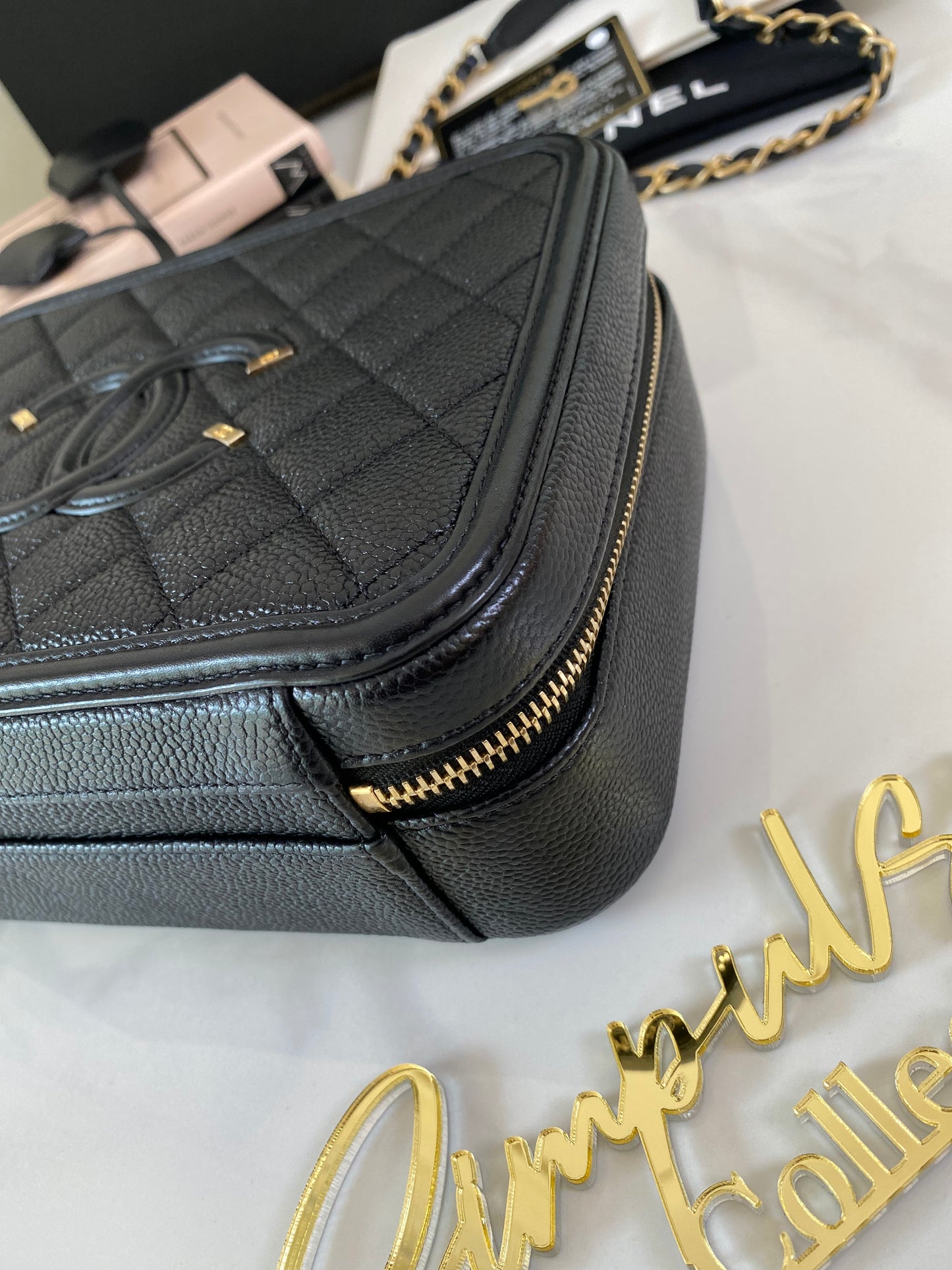 Chanel Filigree Caviar Vanity