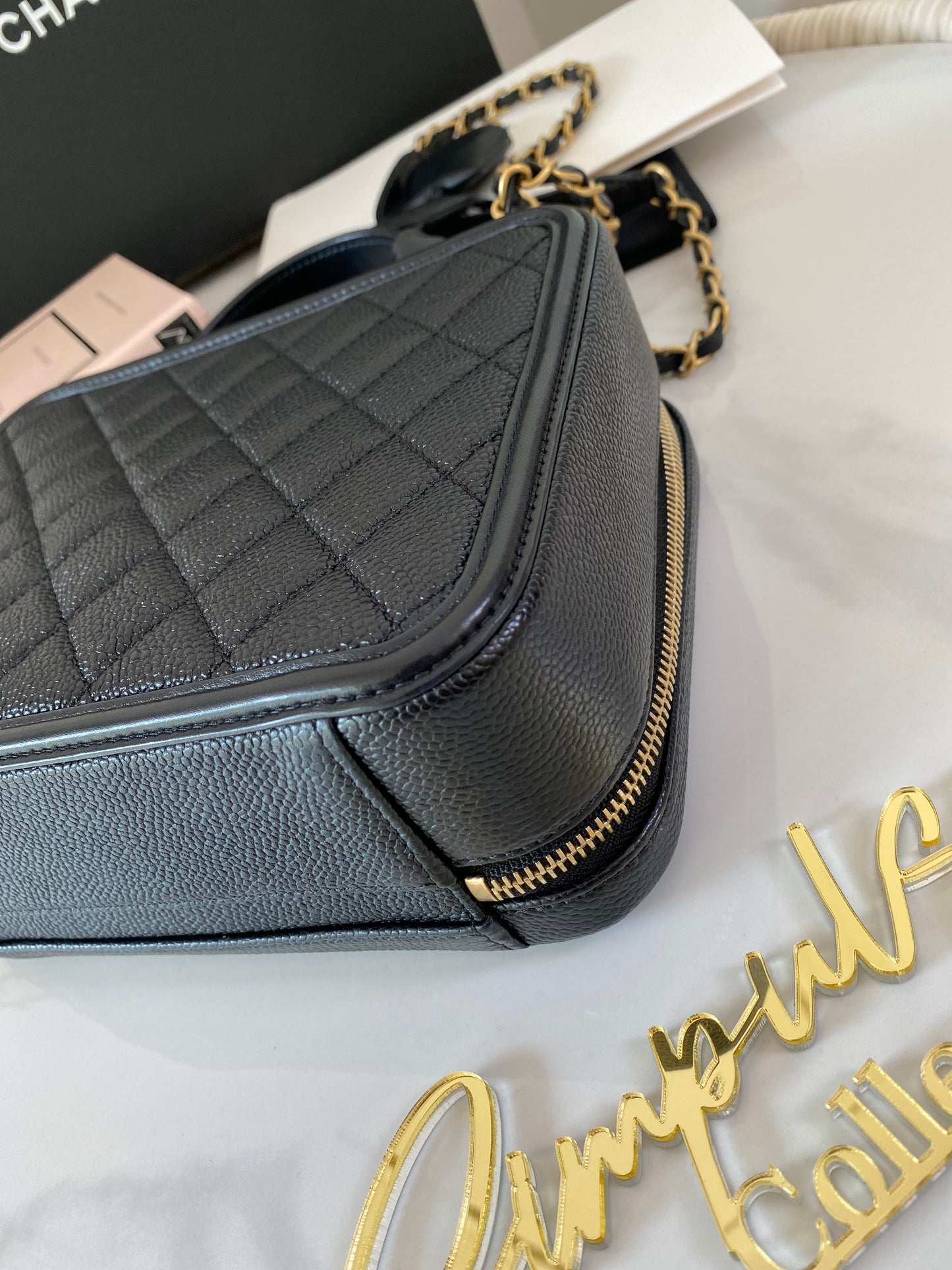 Chanel Filigree Caviar Vanity