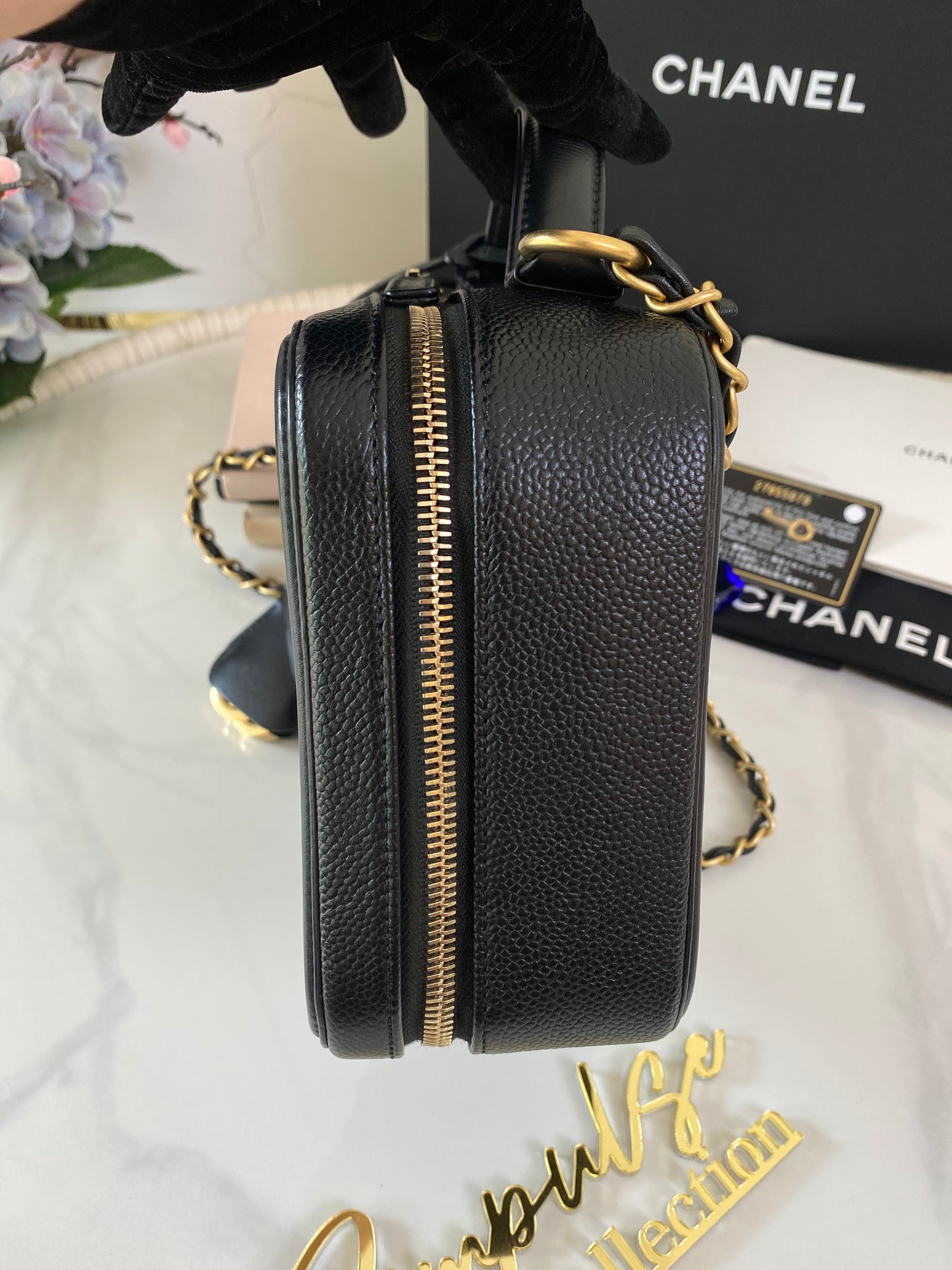 Chanel Filigree Caviar Vanity