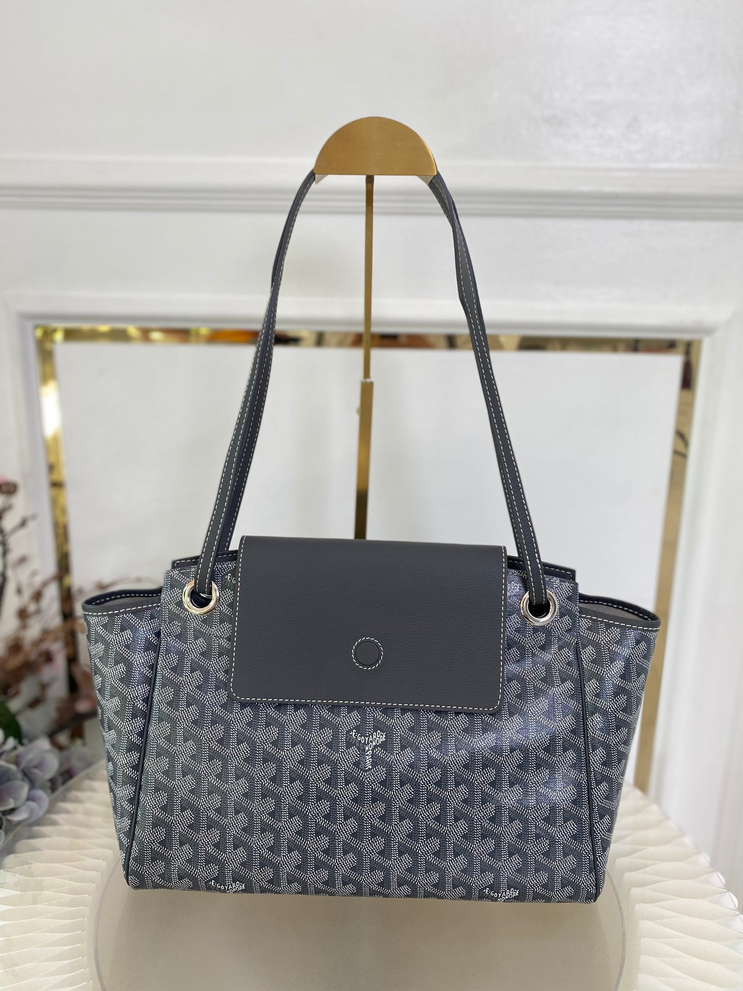Goyard Rouette Souple Pm Gray