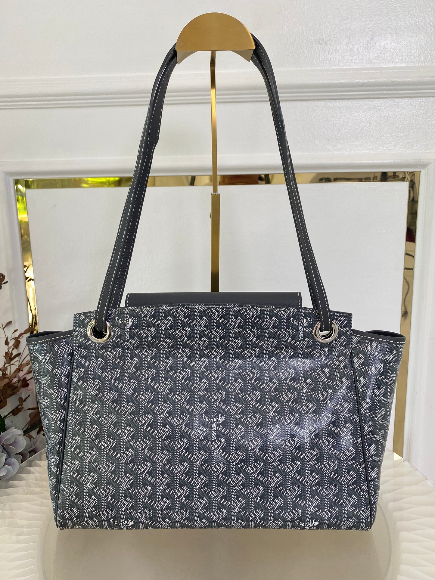 Goyard Rouette Souple Pm Gray