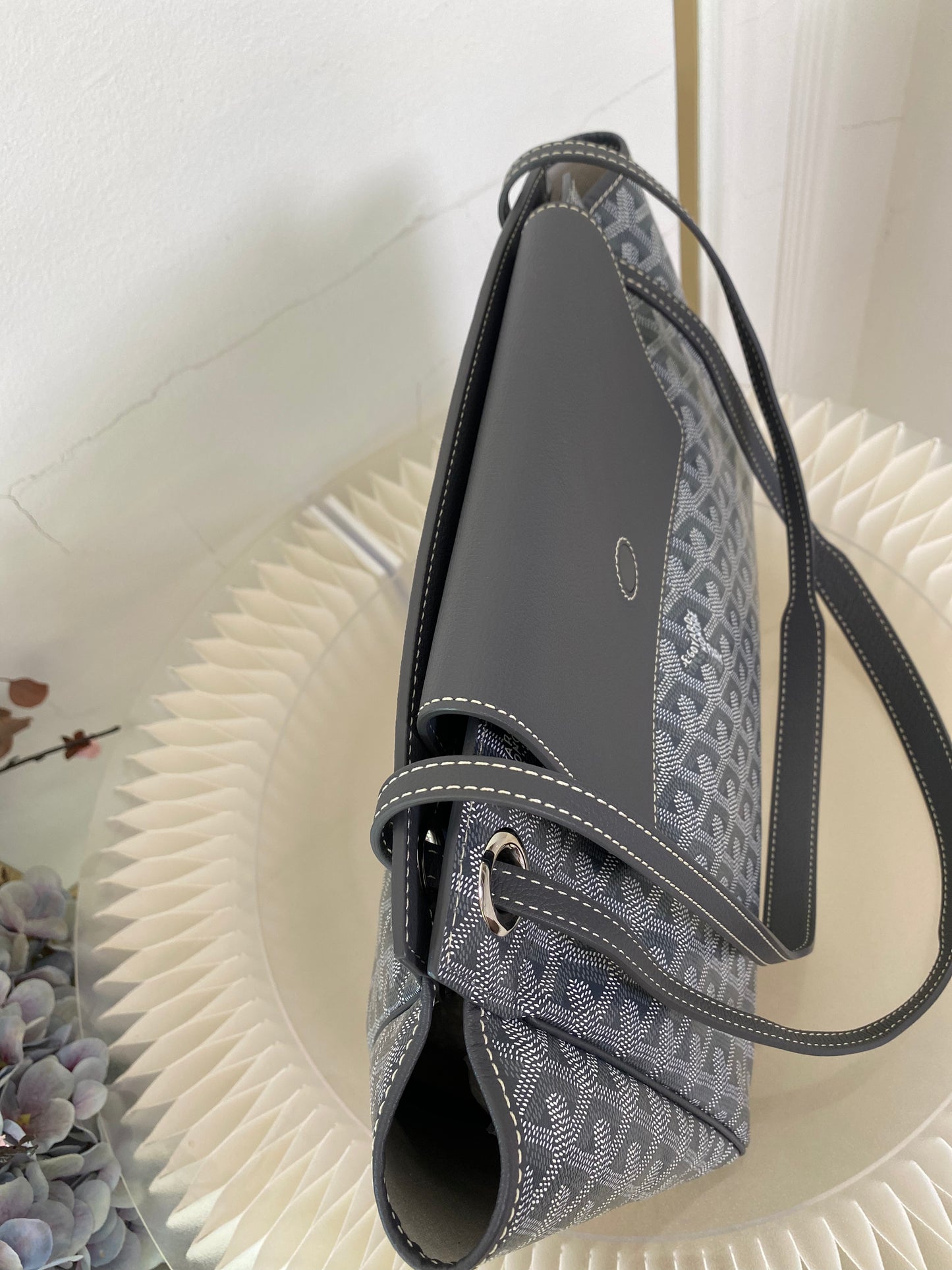 Goyard Rouette Souple Pm Gray