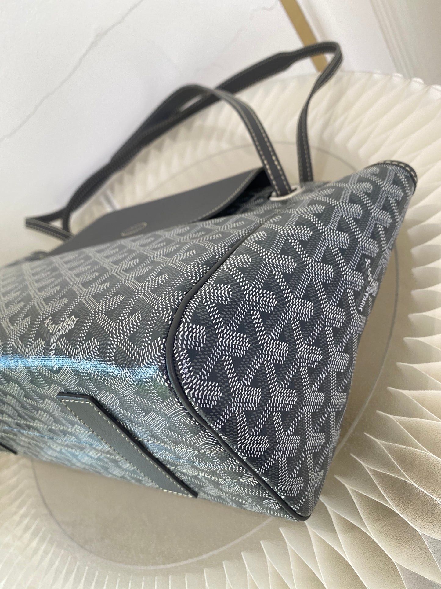Goyard Rouette Souple Pm Gray