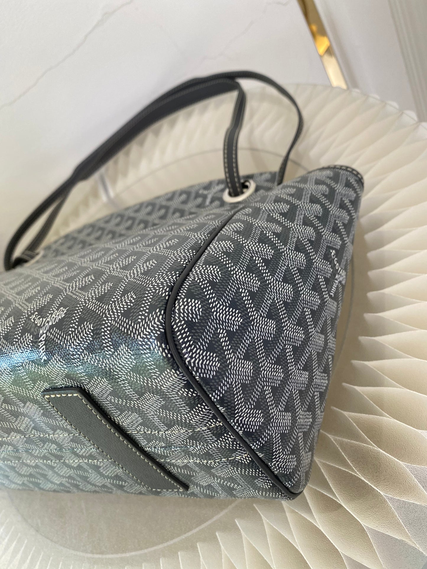 Goyard Rouette Souple Pm Gray
