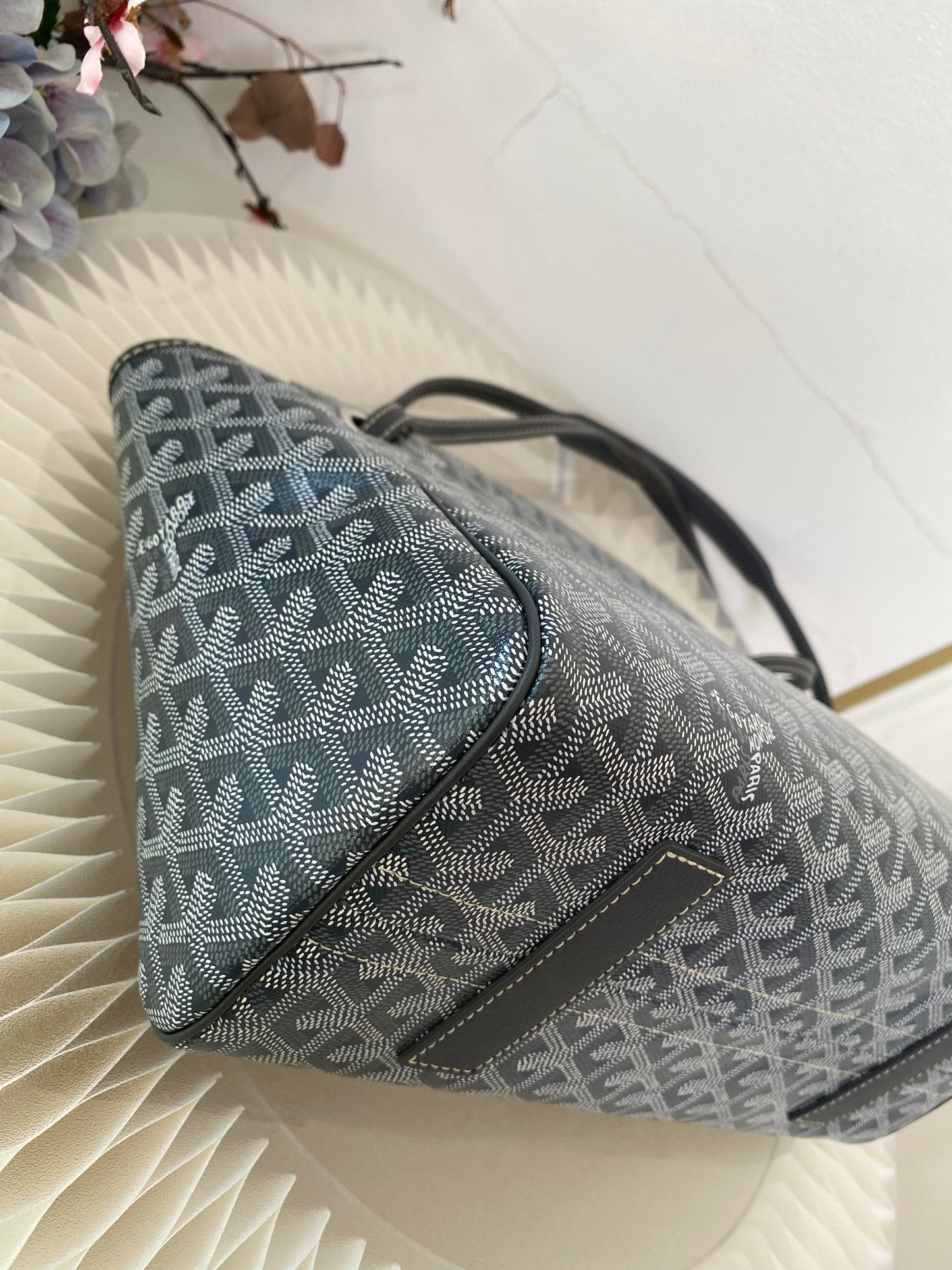 Goyard Rouette Souple Pm Gray