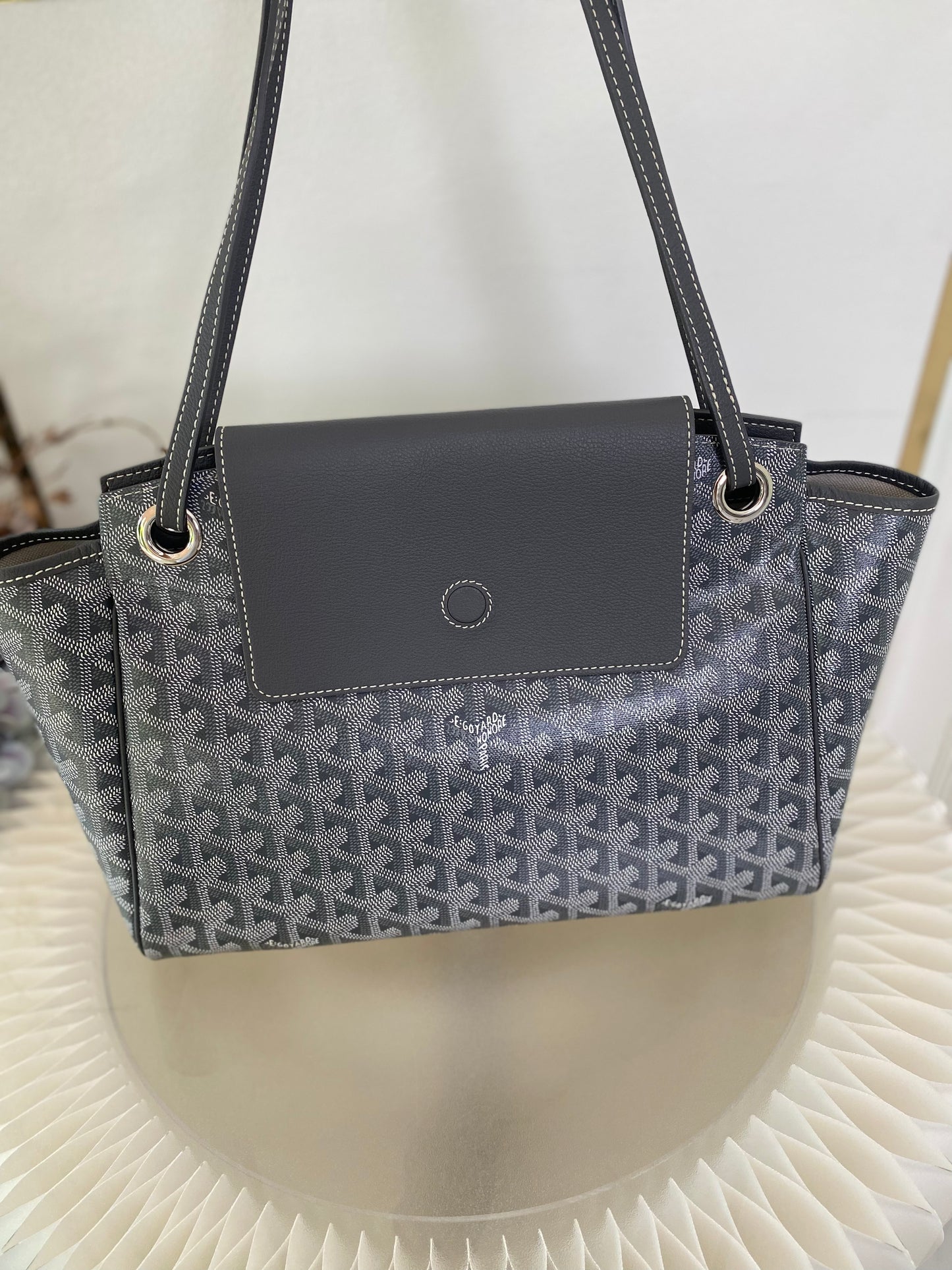 Goyard Rouette Souple Pm Gray