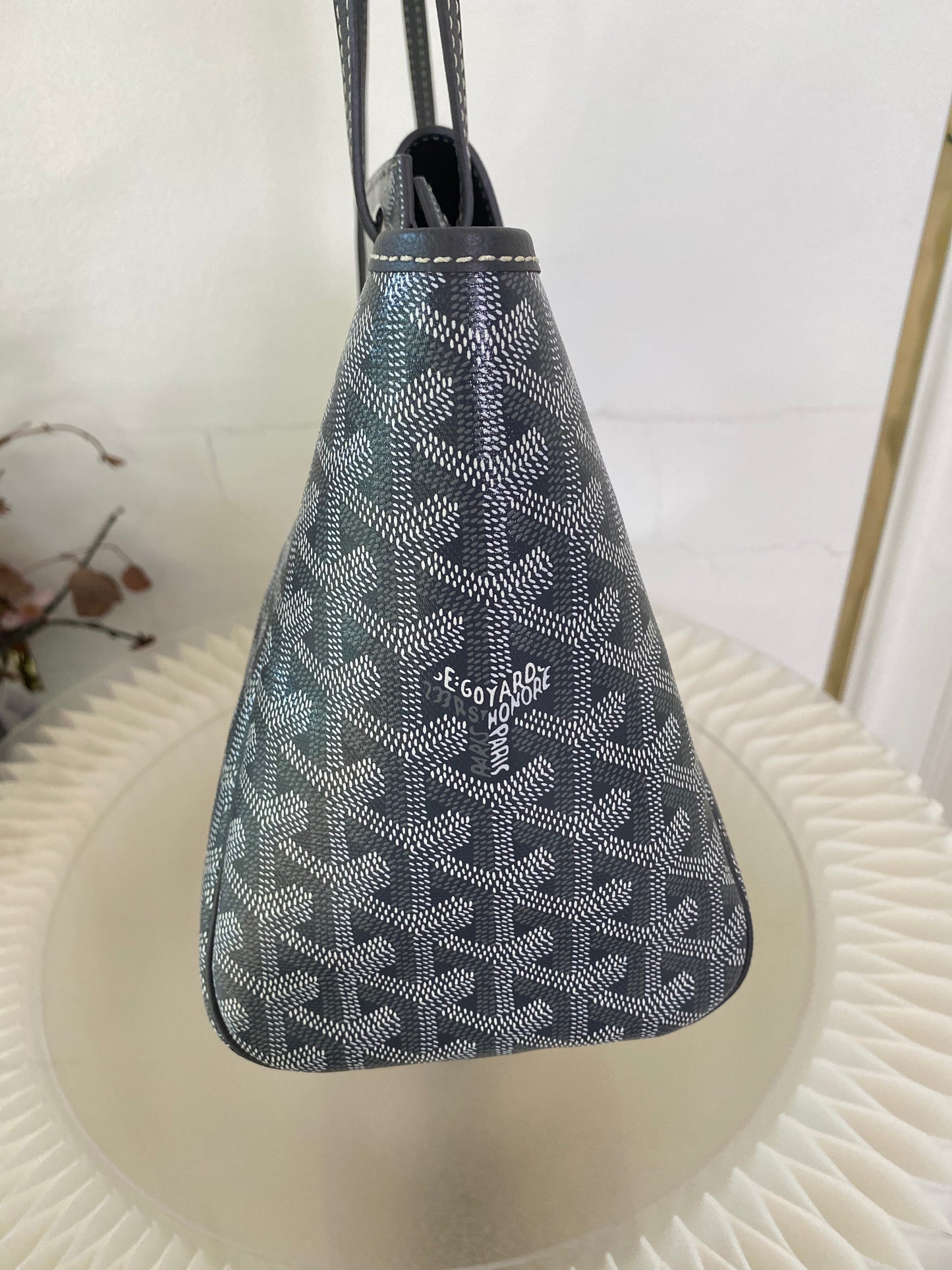Goyard Rouette Souple Pm Gray