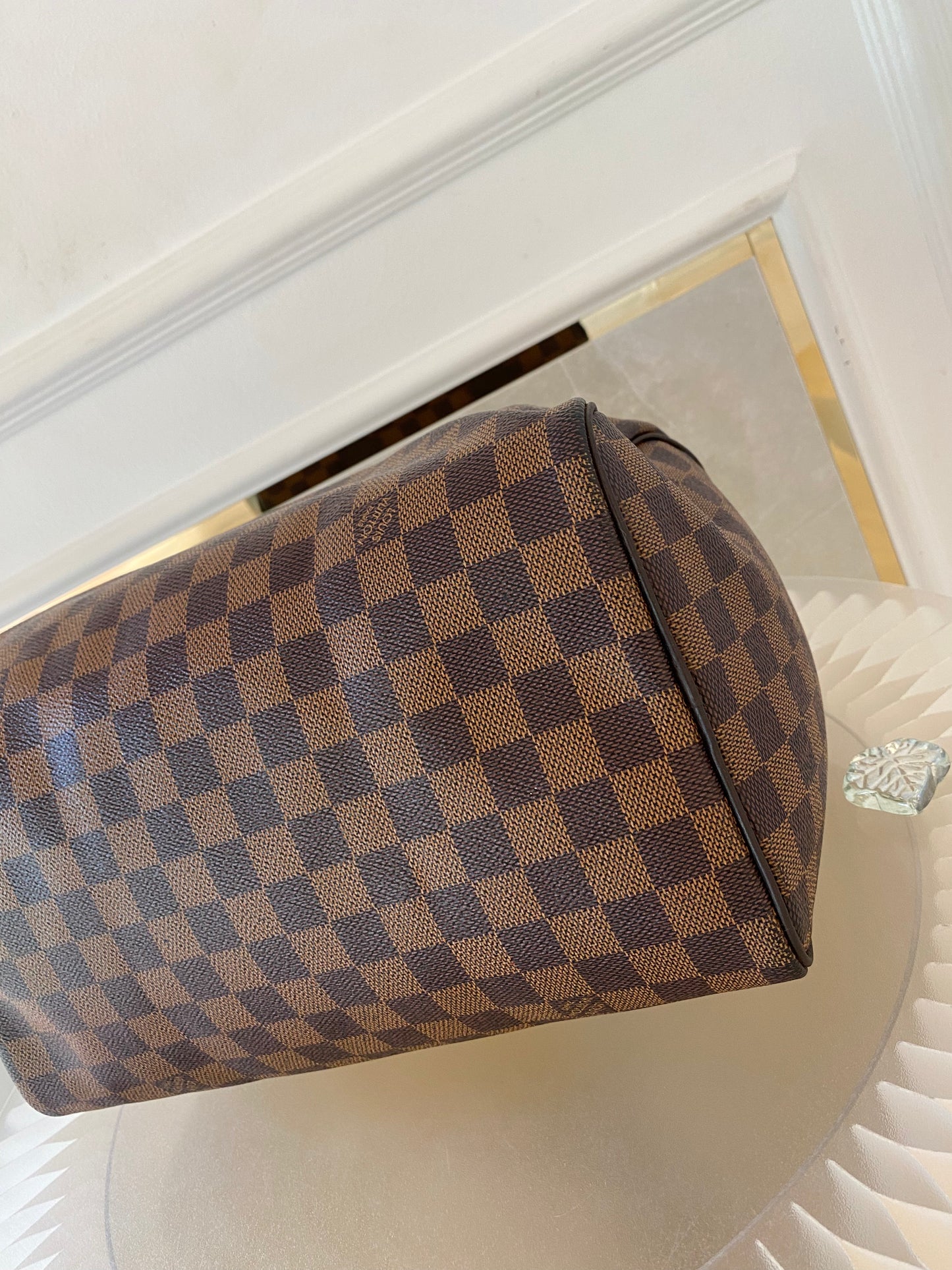 LOUIS VUITTON Speedy 30 in Damier Ebene