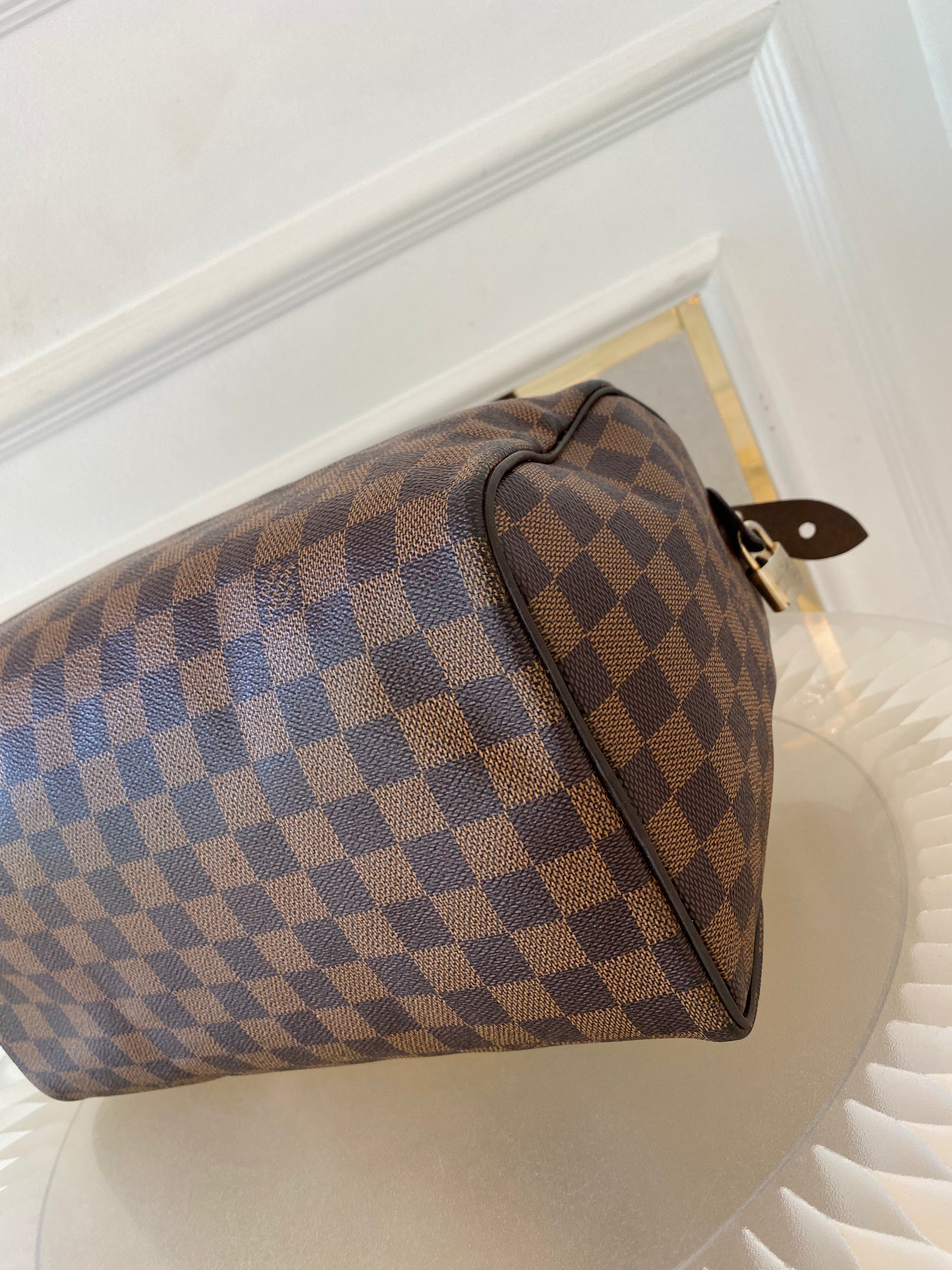 LOUIS VUITTON Speedy 30 in Damier Ebene