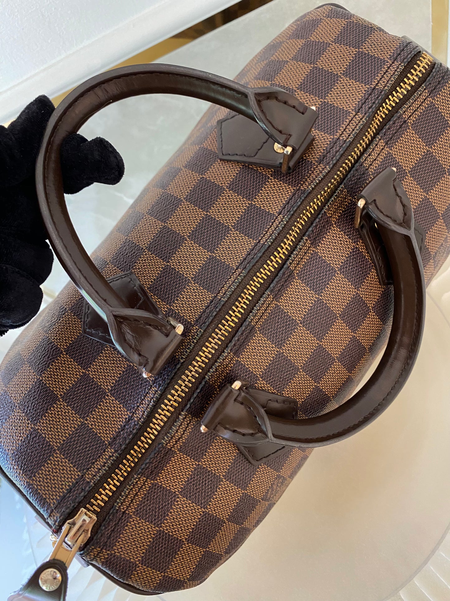 LOUIS VUITTON Speedy 30 in Damier Ebene