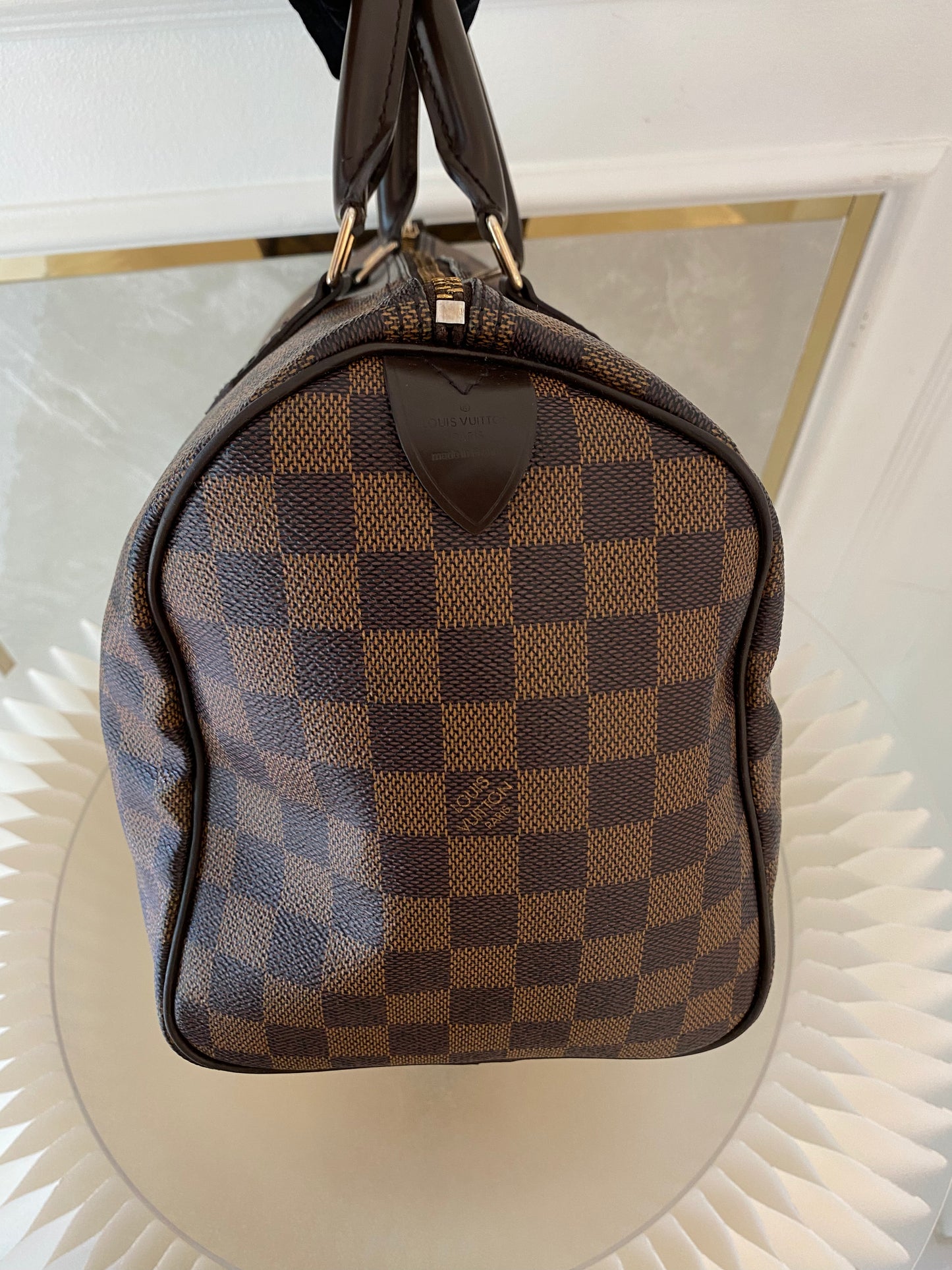 LOUIS VUITTON Speedy 30 in Damier Ebene