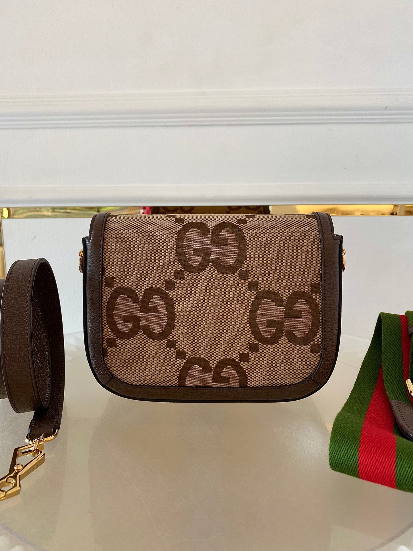 GUCCI Horsebit Small Jumbo Logo