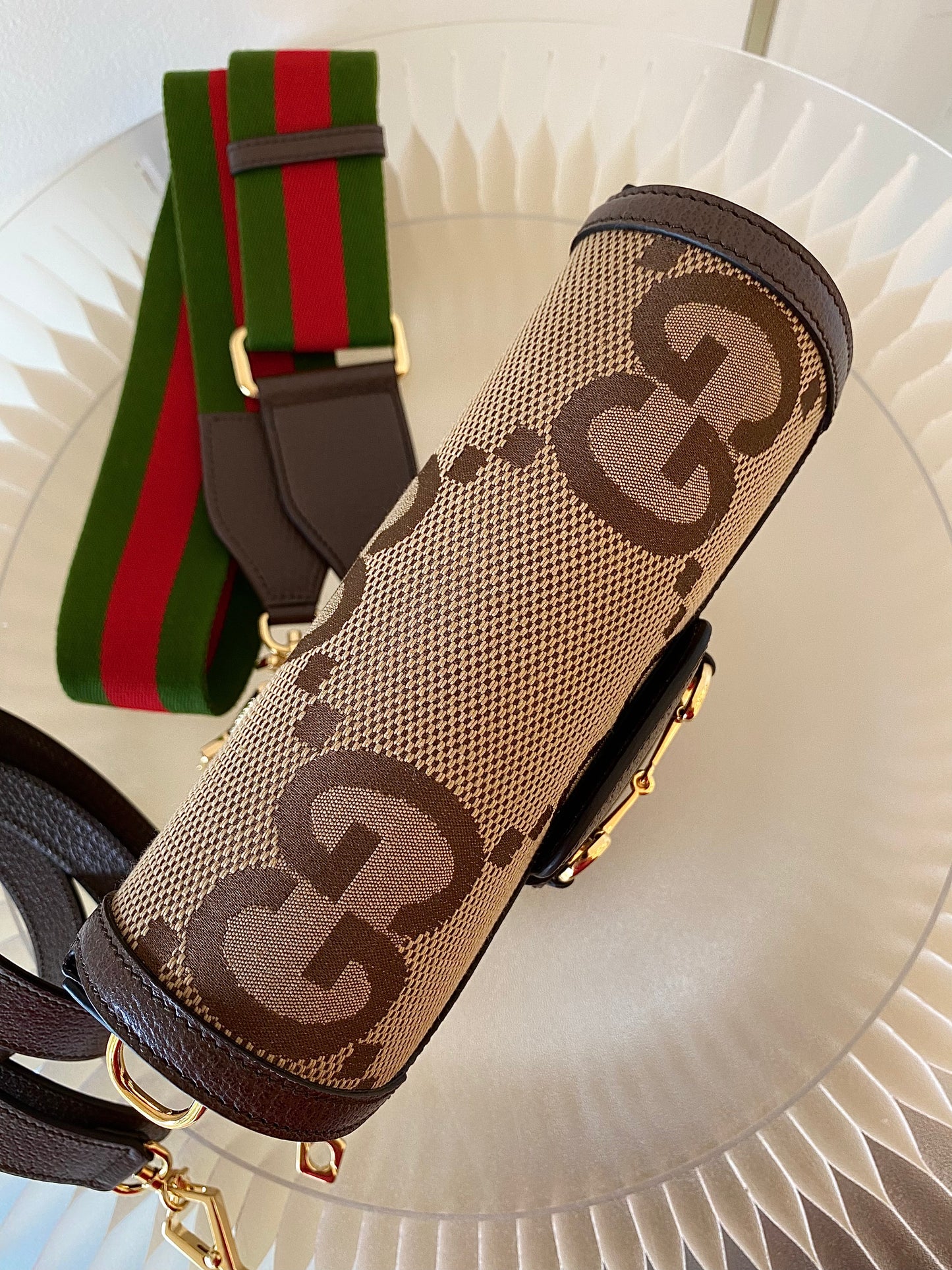 GUCCI Horsebit Small Jumbo Logo