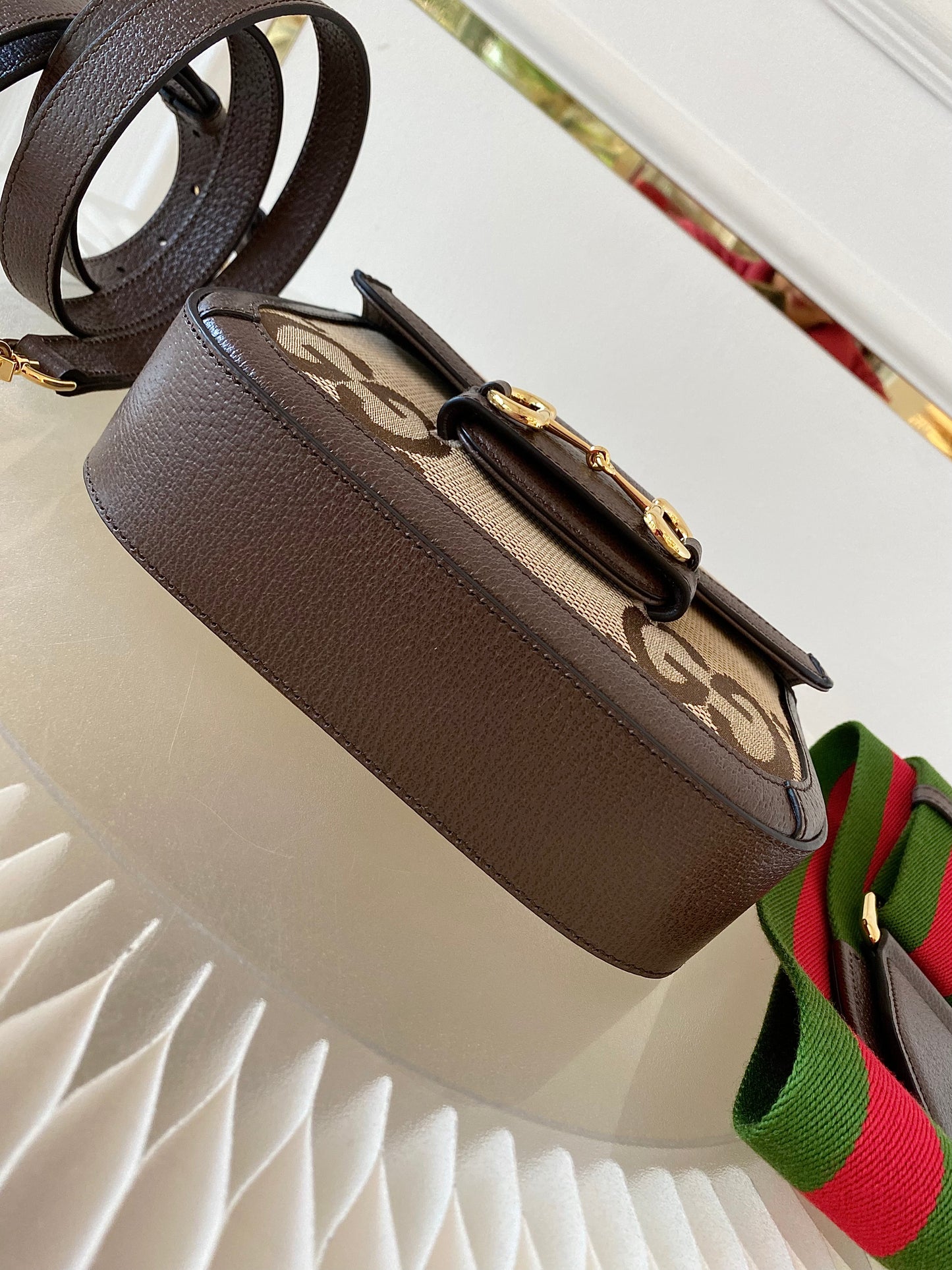 GUCCI Horsebit Small Jumbo Logo