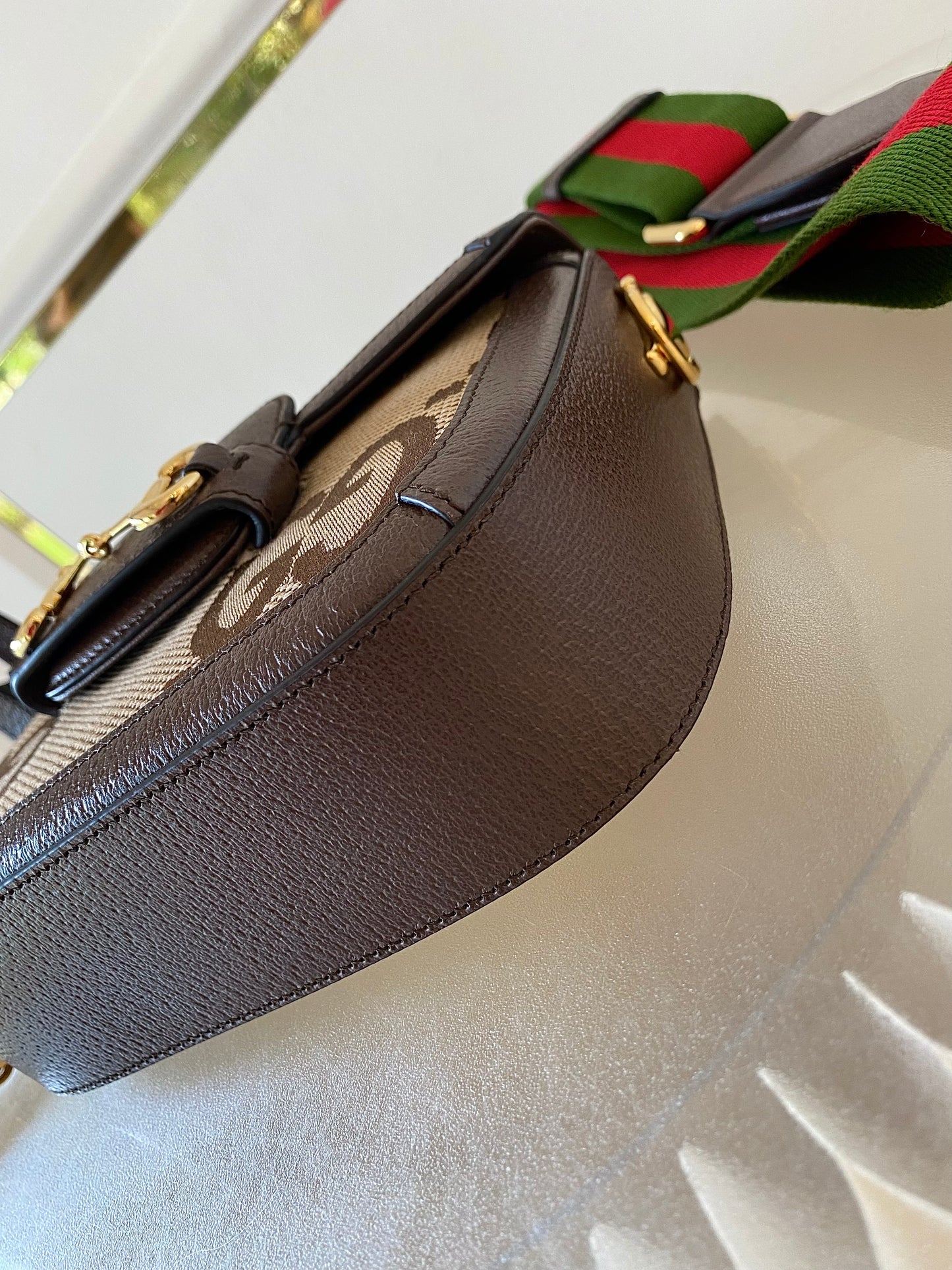 GUCCI Horsebit Small Jumbo Logo